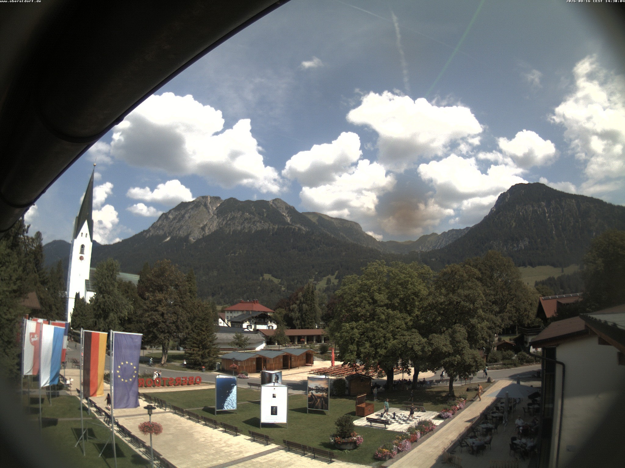 Archiv Foto Webcam Kurpark Oberstdorf