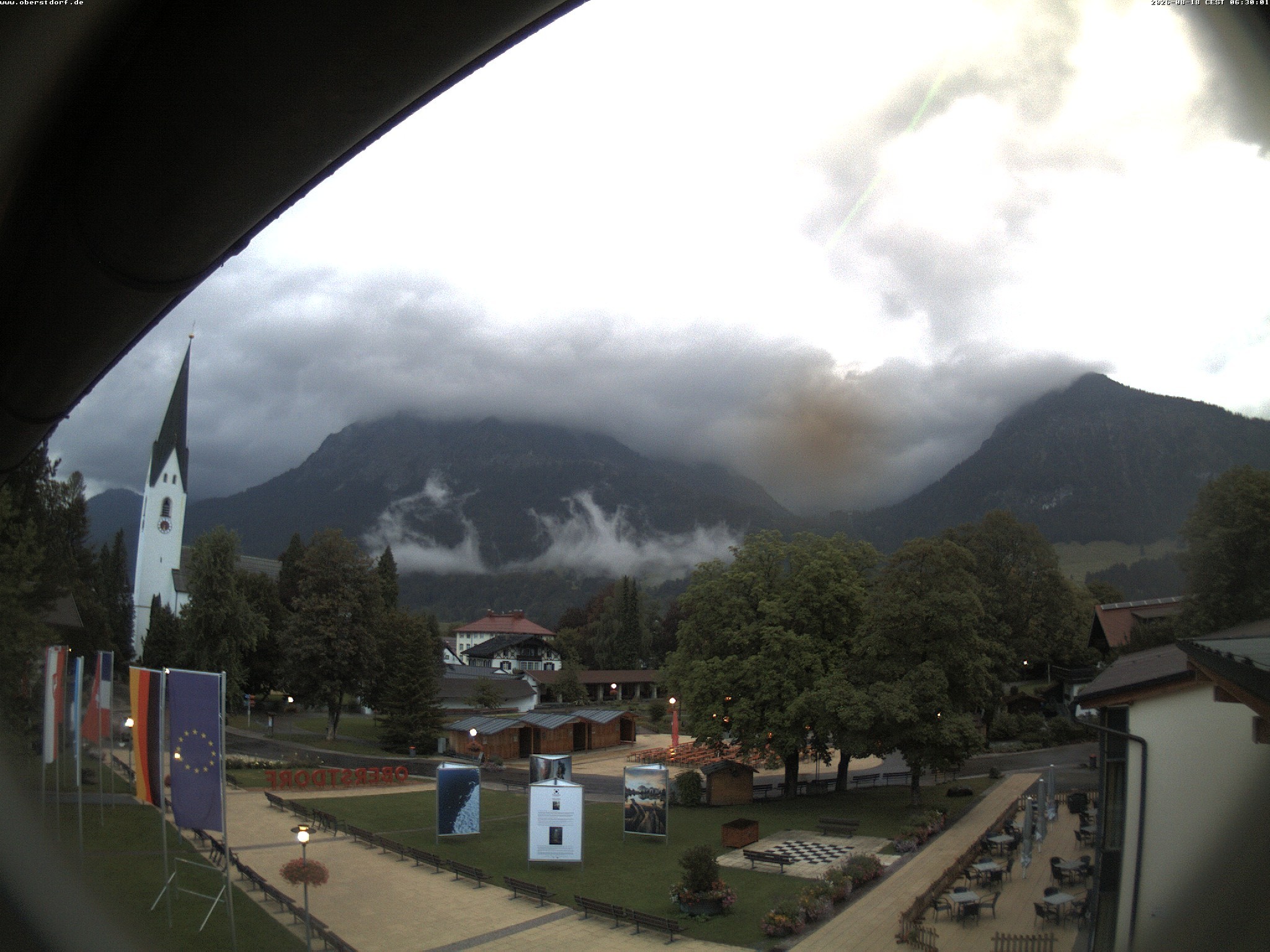 Archiv Foto Webcam Kurpark Oberstdorf