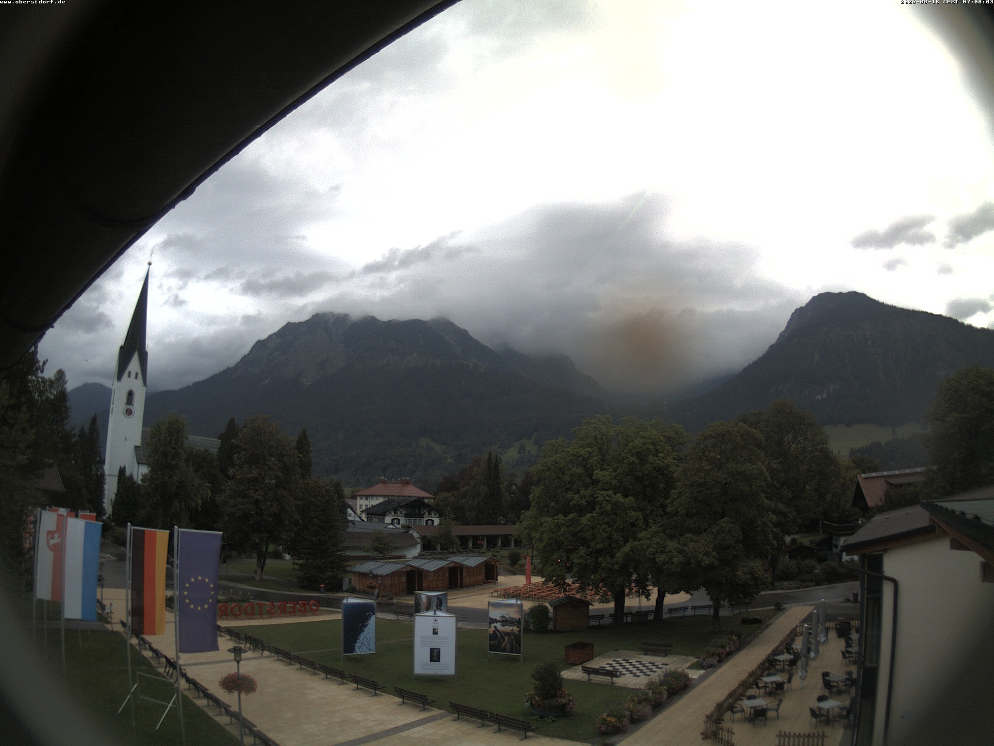Archiv Foto Webcam Kurpark Oberstdorf