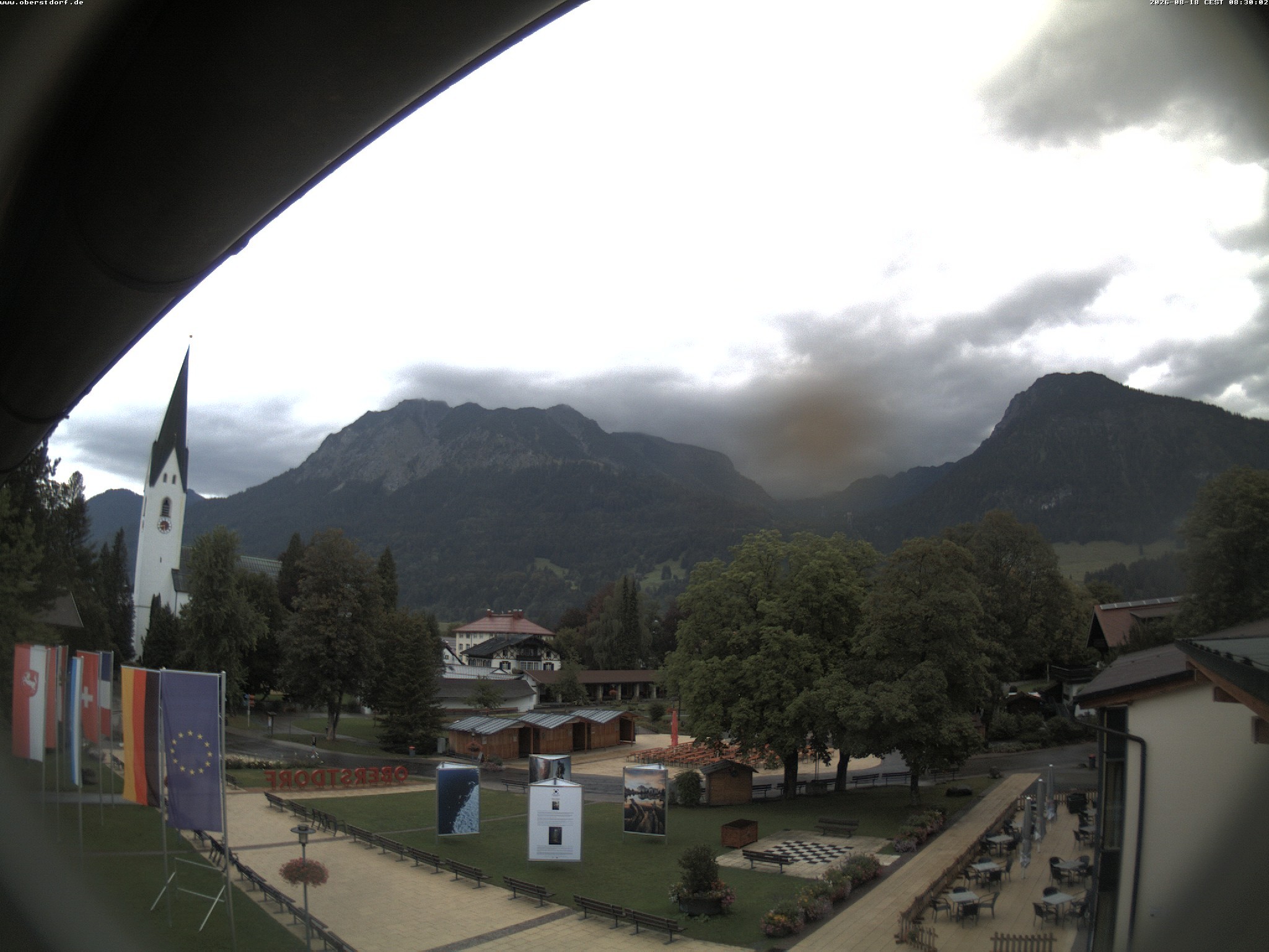 Archiv Foto Webcam Kurpark Oberstdorf