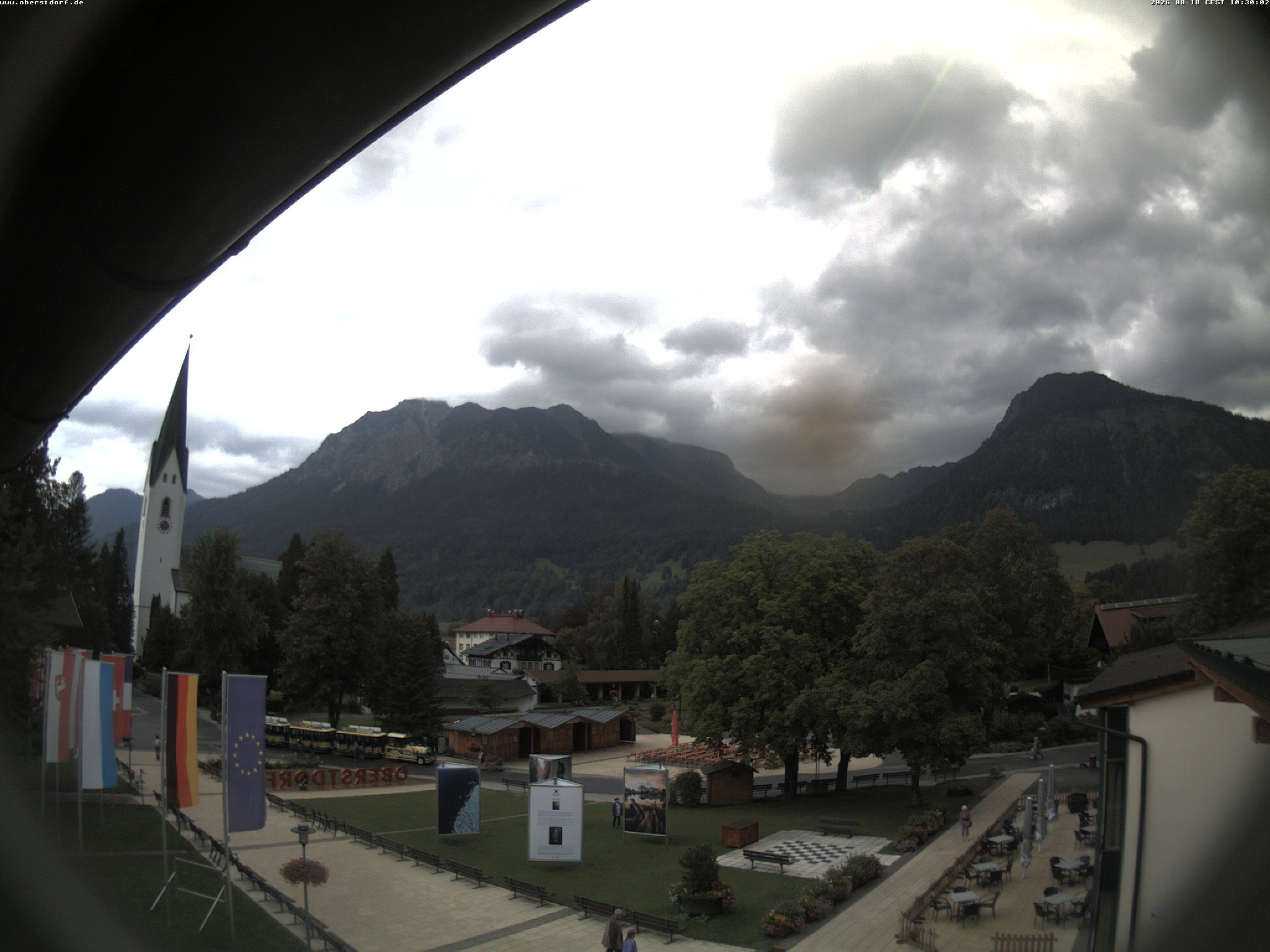 Archiv Foto Webcam Kurpark Oberstdorf