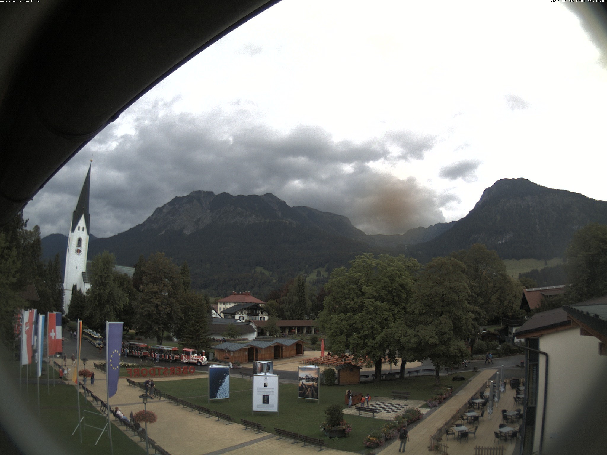 Archiv Foto Webcam Kurpark Oberstdorf