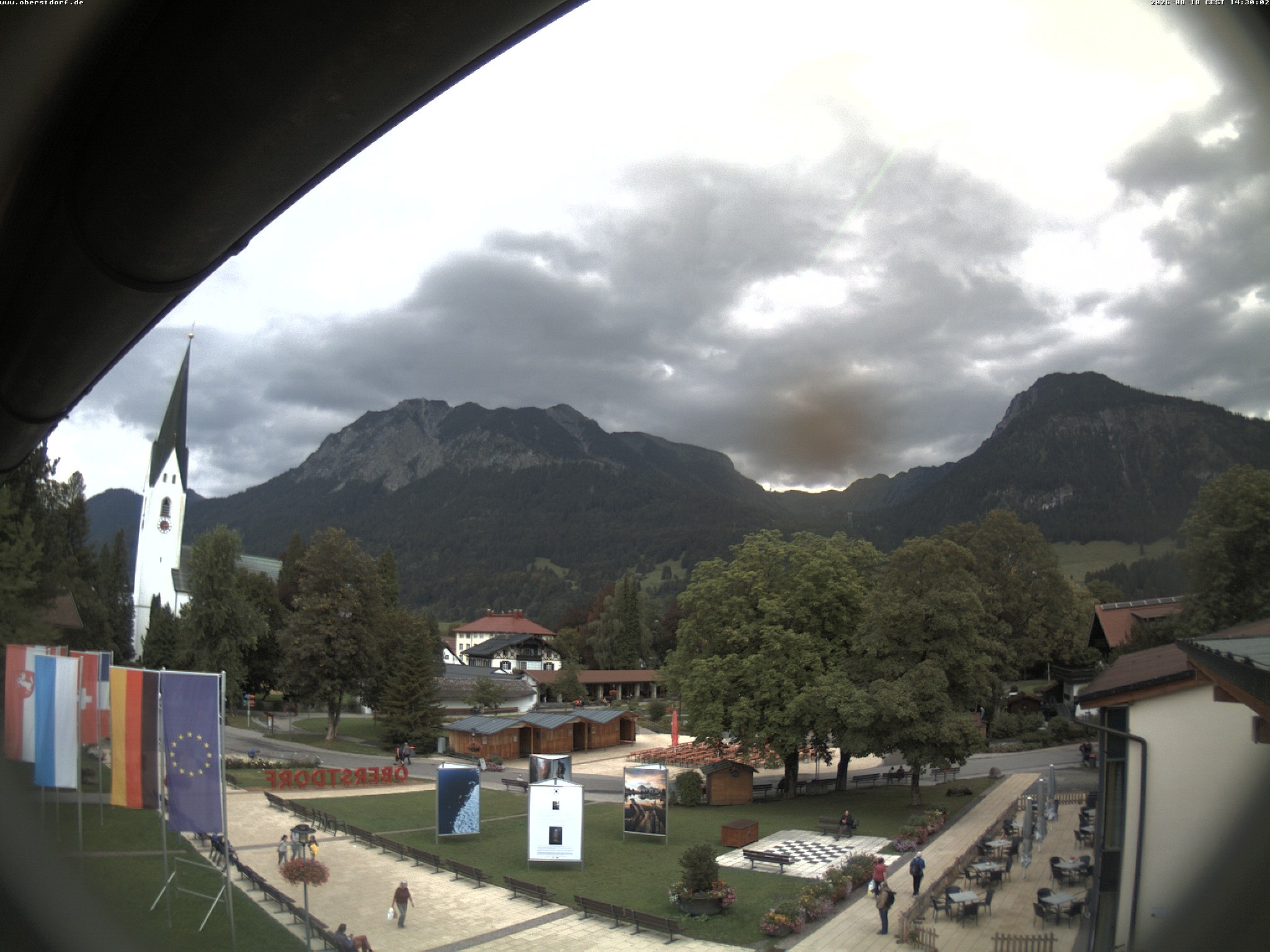 Archiv Foto Webcam Kurpark Oberstdorf