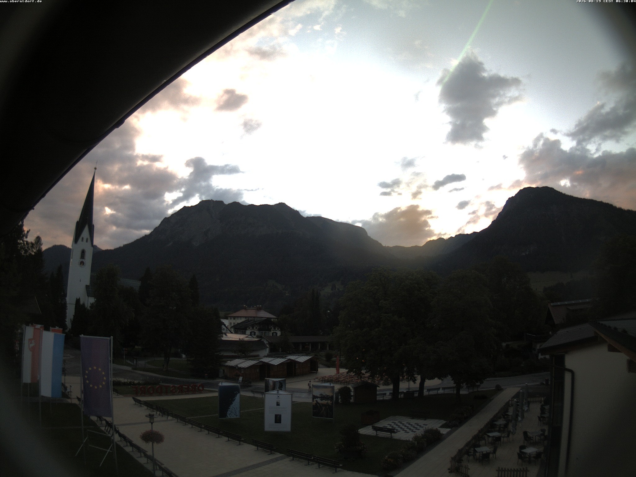 Archiv Foto Webcam Kurpark Oberstdorf