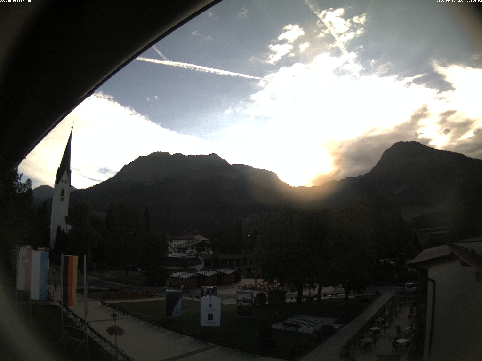Archiv Foto Webcam Kurpark Oberstdorf
