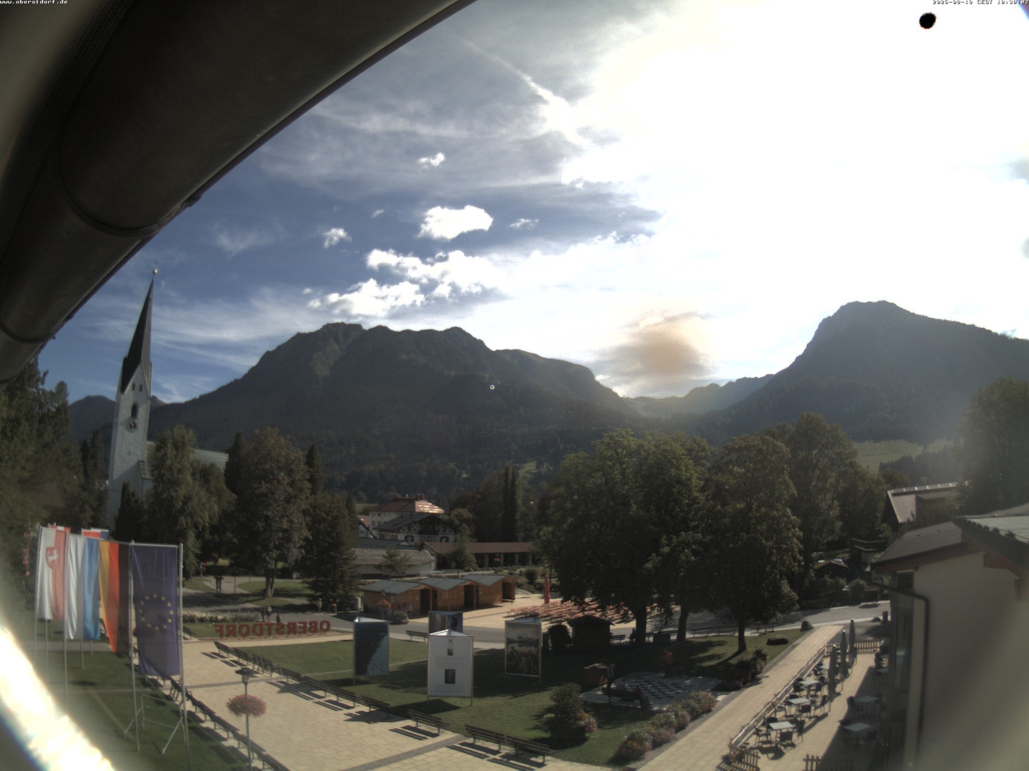 Archiv Foto Webcam Kurpark Oberstdorf