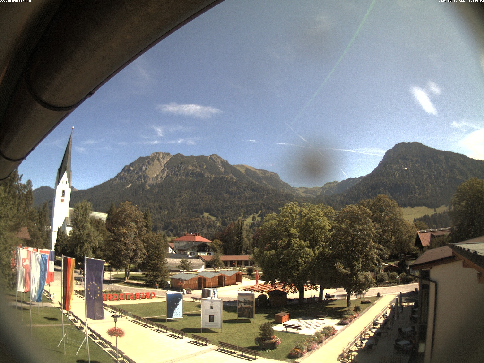 Archiv Foto Webcam Kurpark Oberstdorf