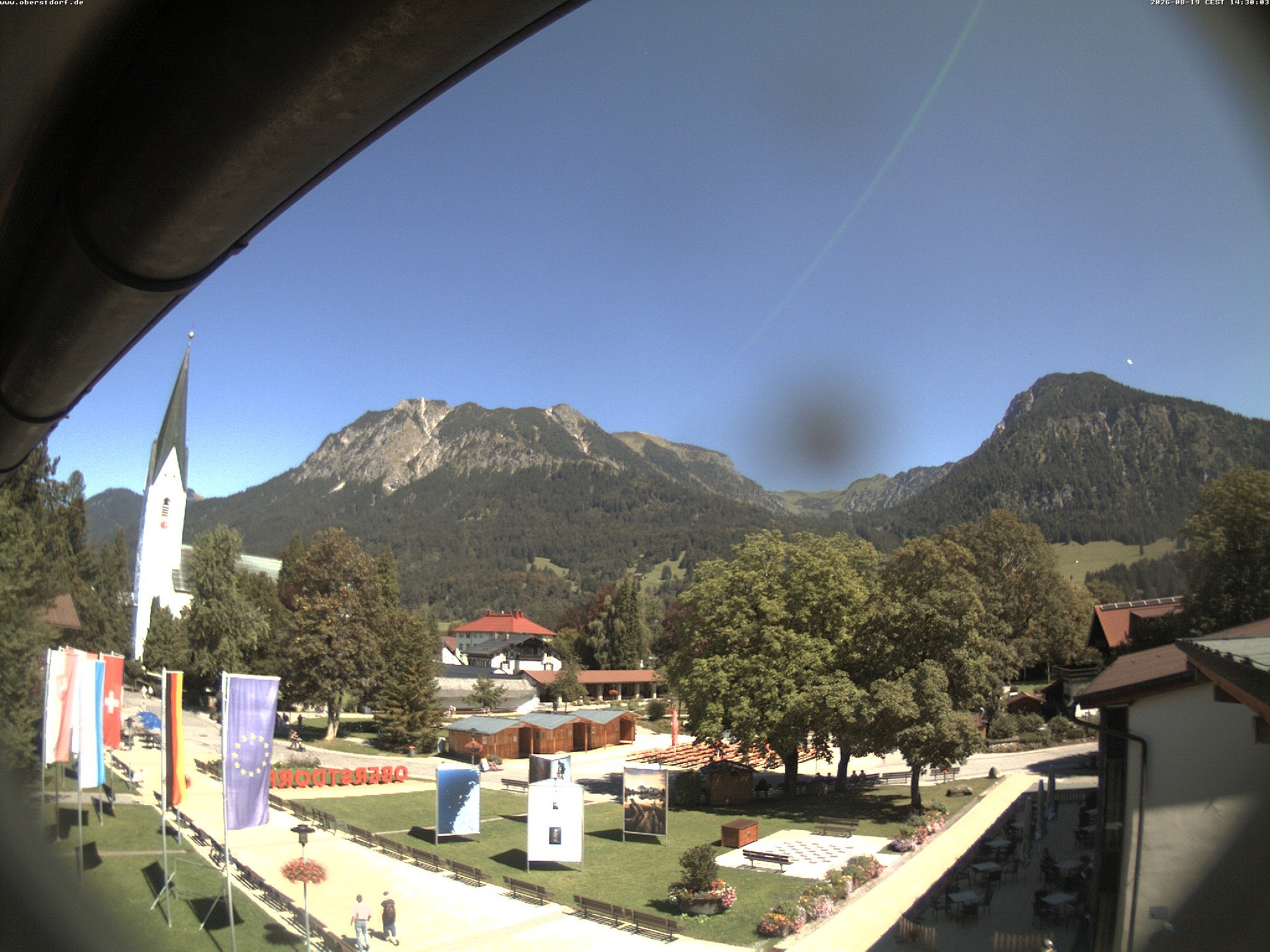 Archiv Foto Webcam Kurpark Oberstdorf