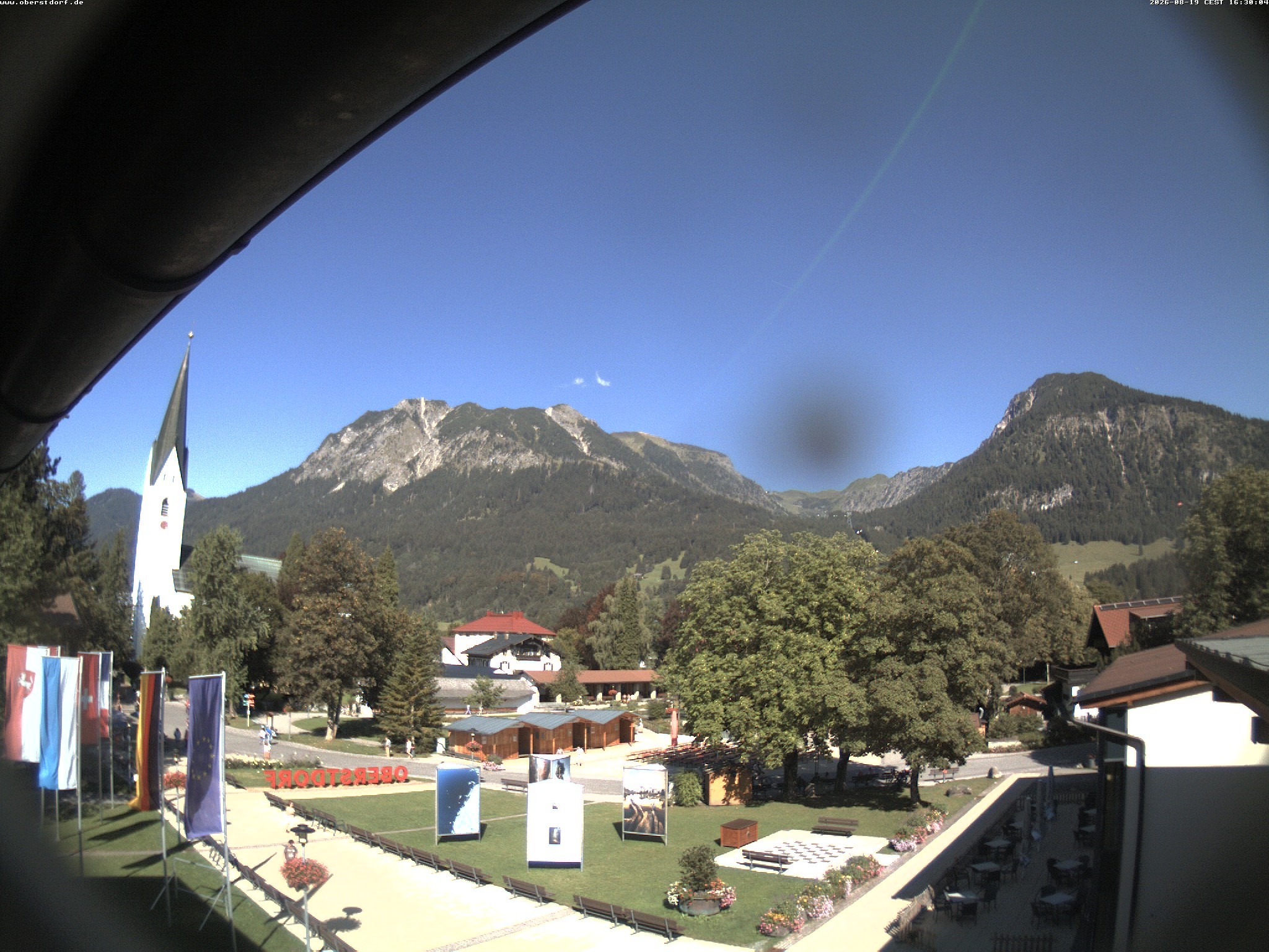 Archiv Foto Webcam Kurpark Oberstdorf