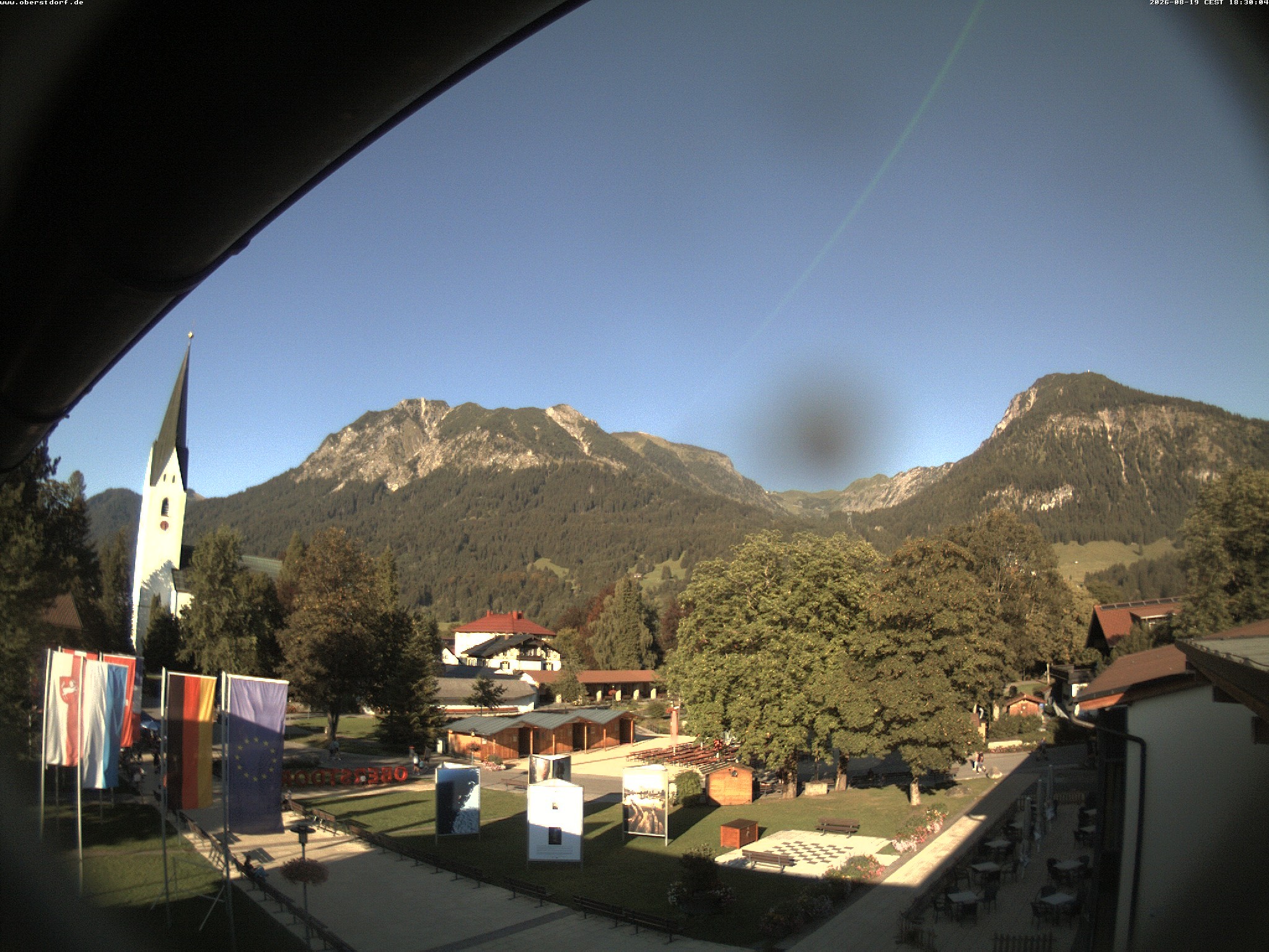 Archiv Foto Webcam Kurpark Oberstdorf