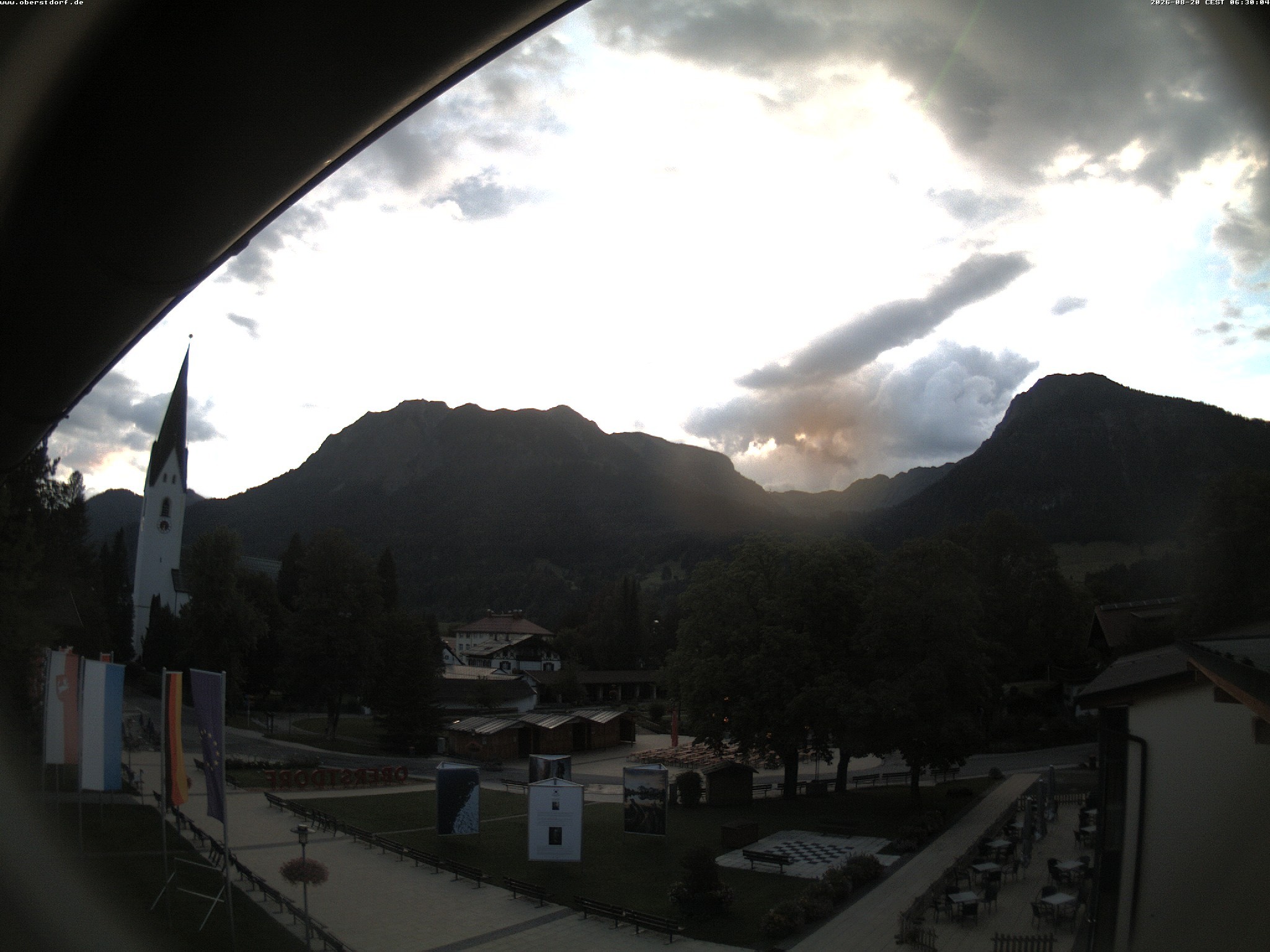Archiv Foto Webcam Kurpark Oberstdorf
