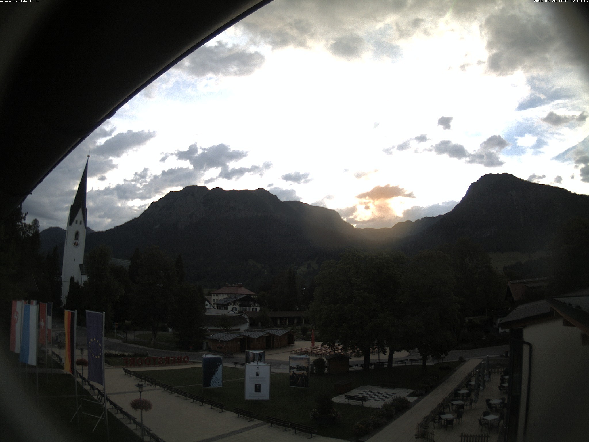 Archiv Foto Webcam Kurpark Oberstdorf