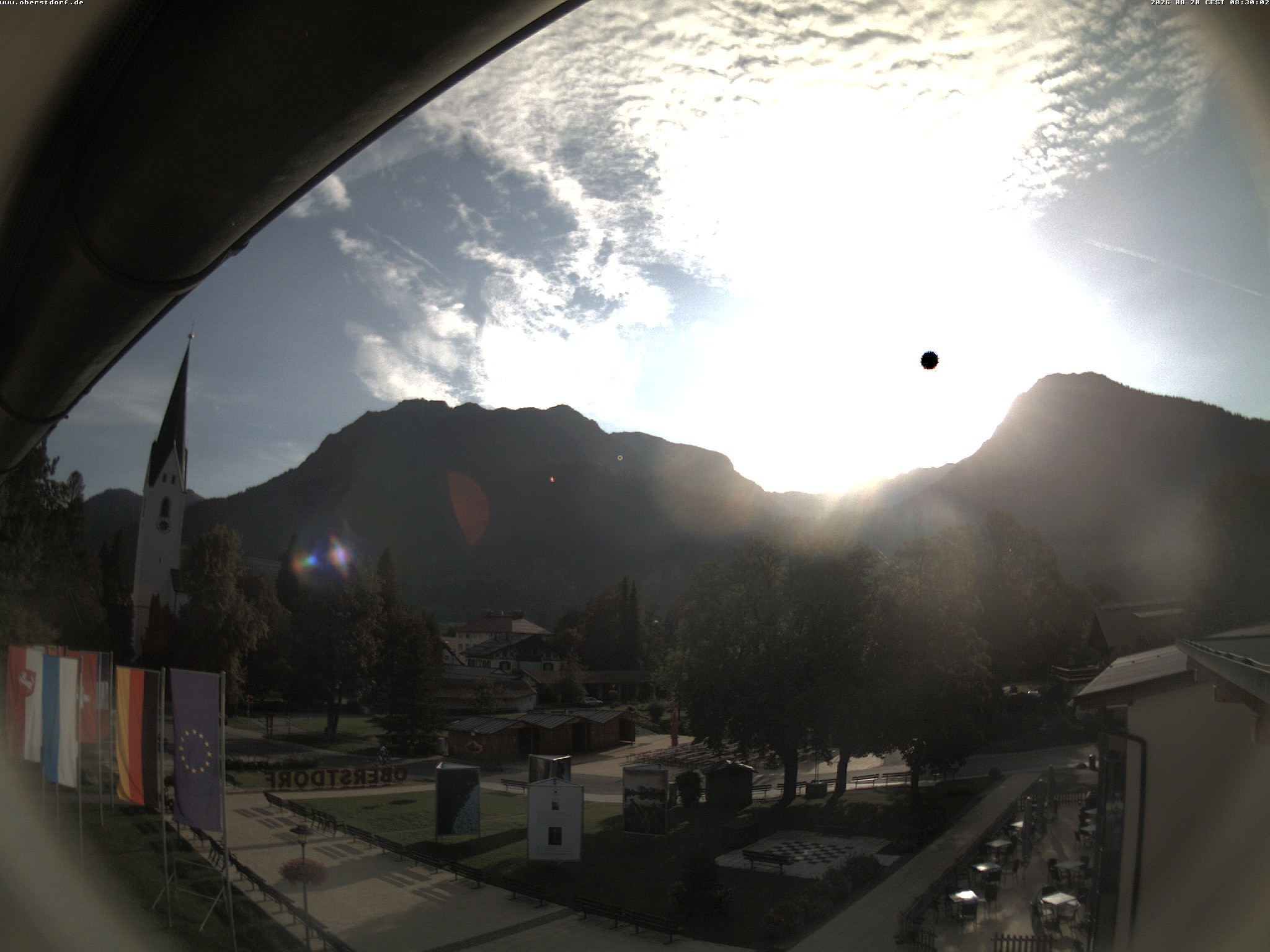 Archiv Foto Webcam Kurpark Oberstdorf