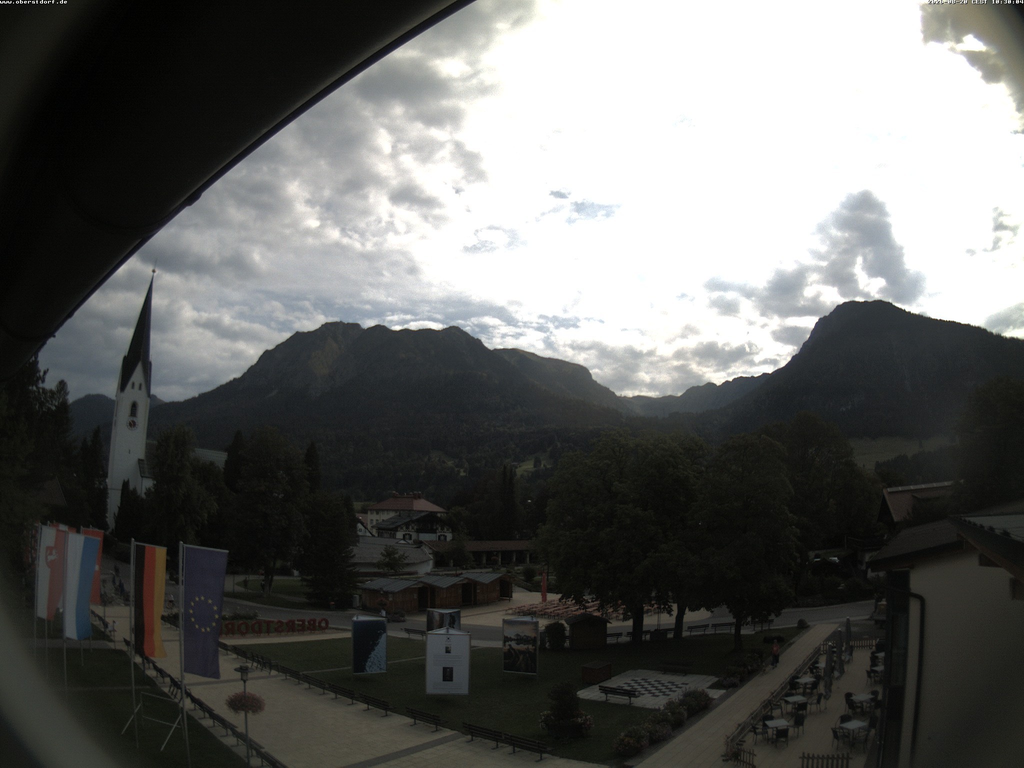 Archiv Foto Webcam Kurpark Oberstdorf