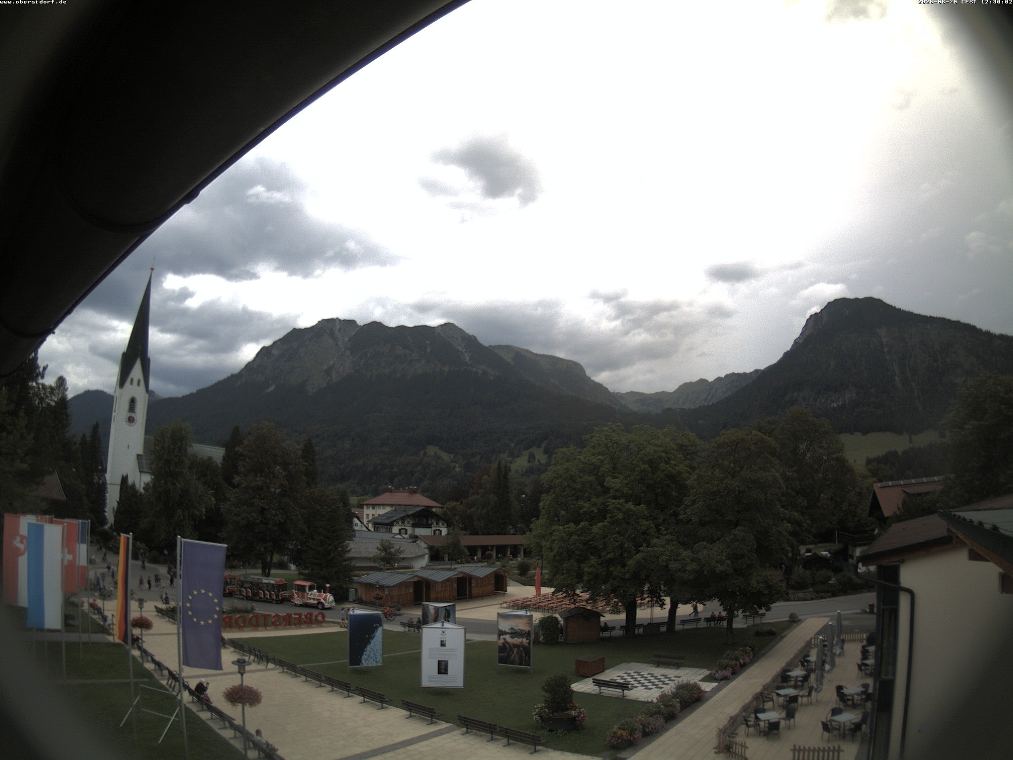 Archiv Foto Webcam Kurpark Oberstdorf