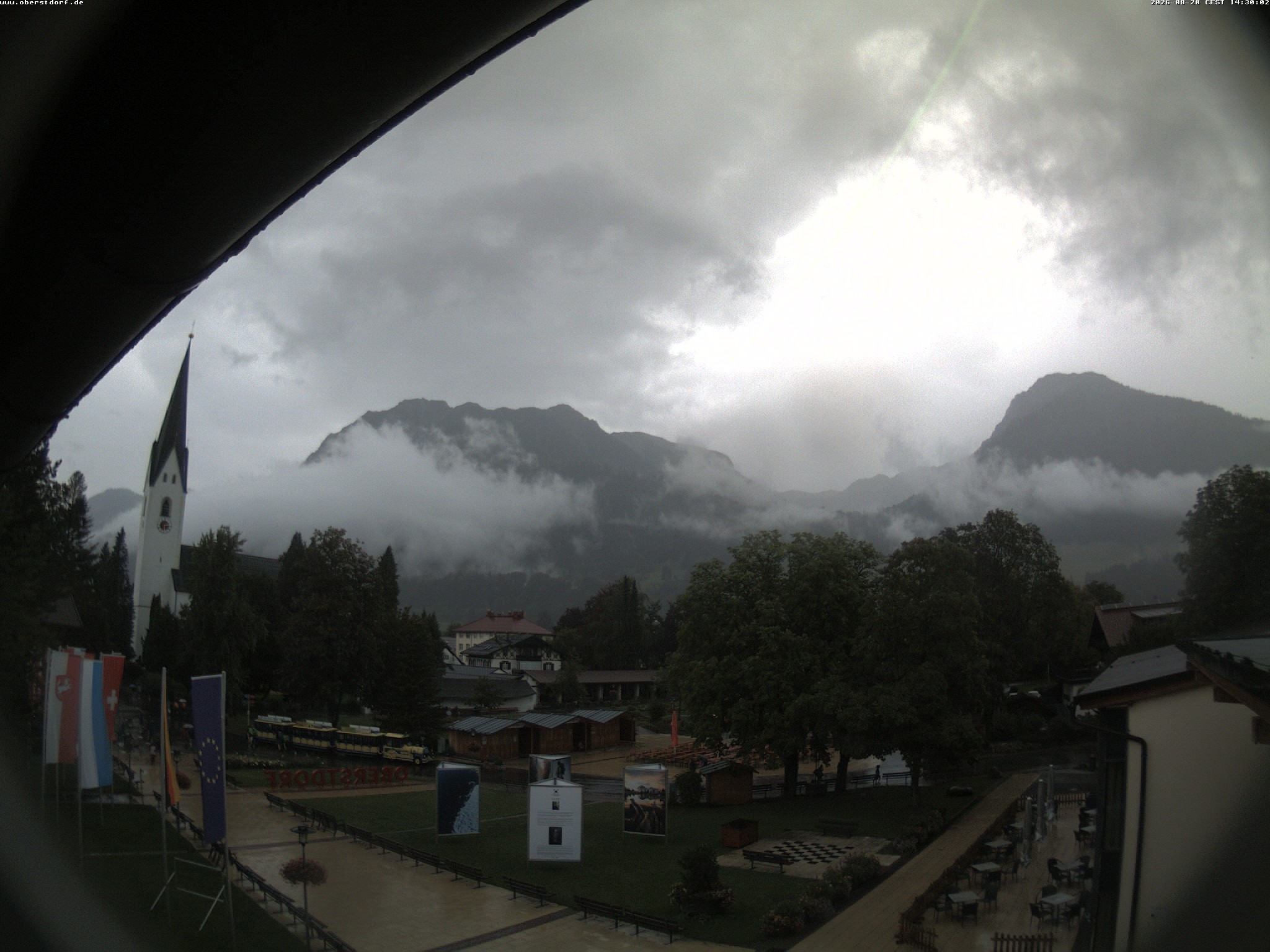 Archiv Foto Webcam Kurpark Oberstdorf