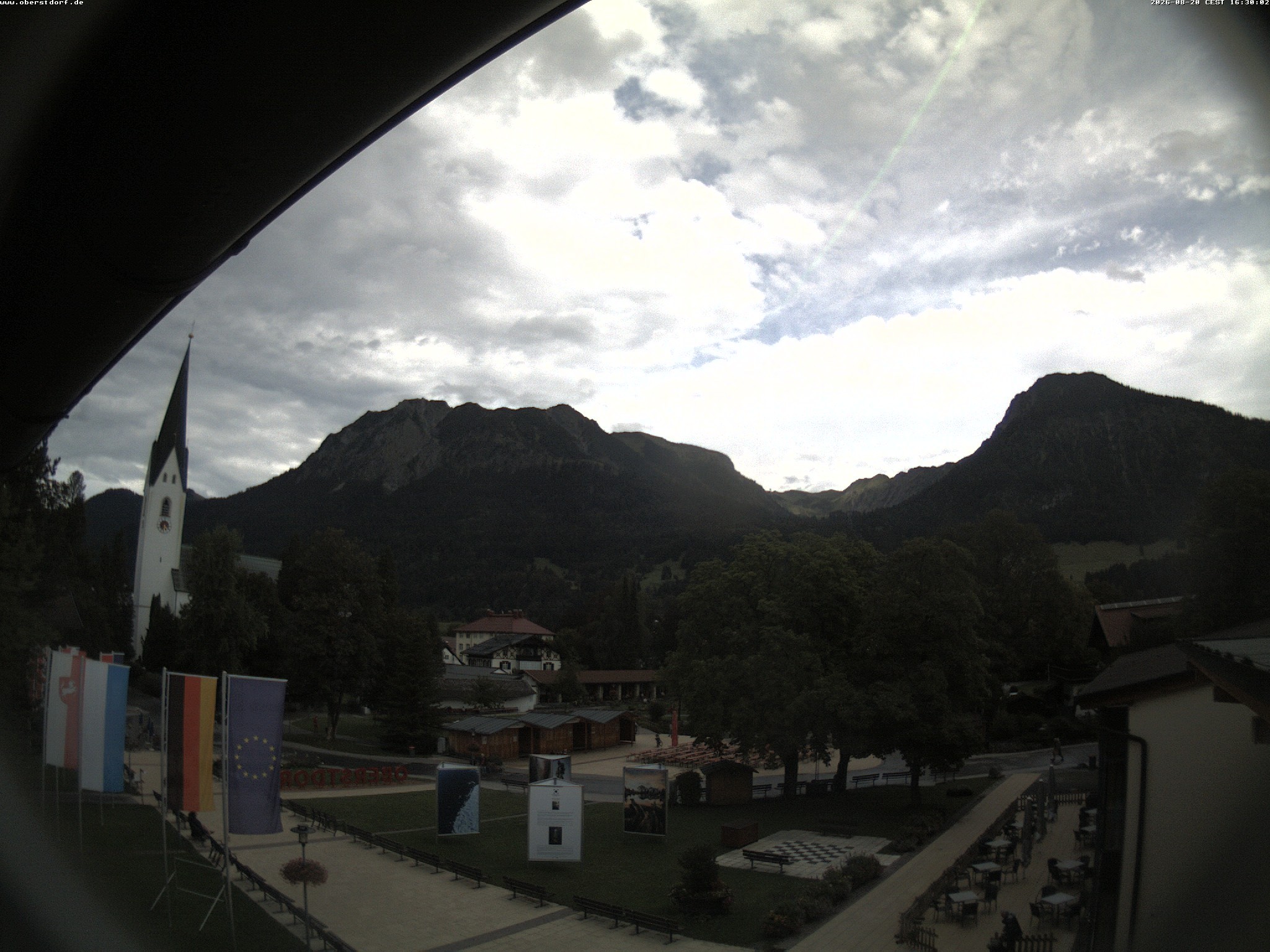 Archiv Foto Webcam Kurpark Oberstdorf