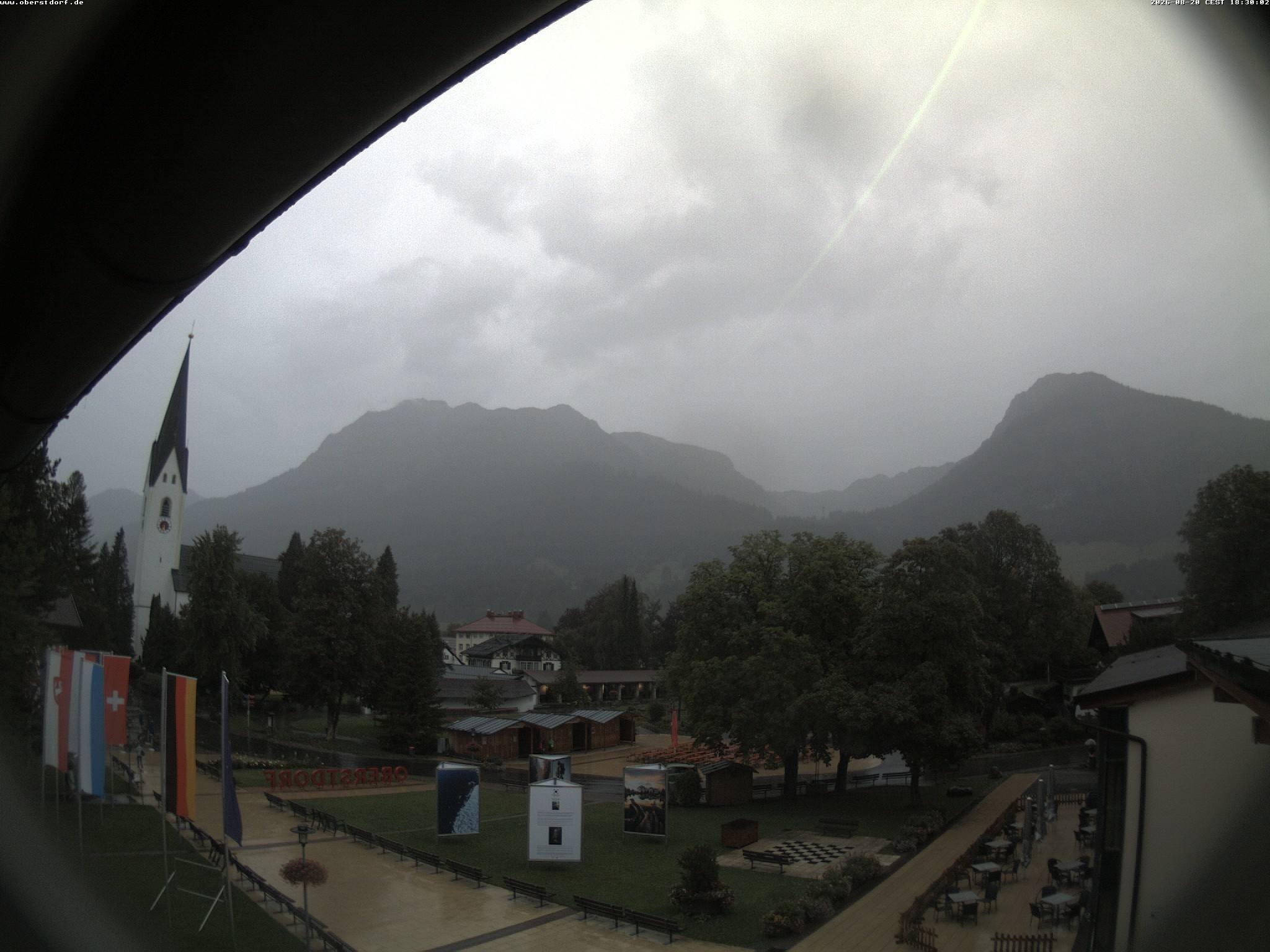 Archiv Foto Webcam Kurpark Oberstdorf