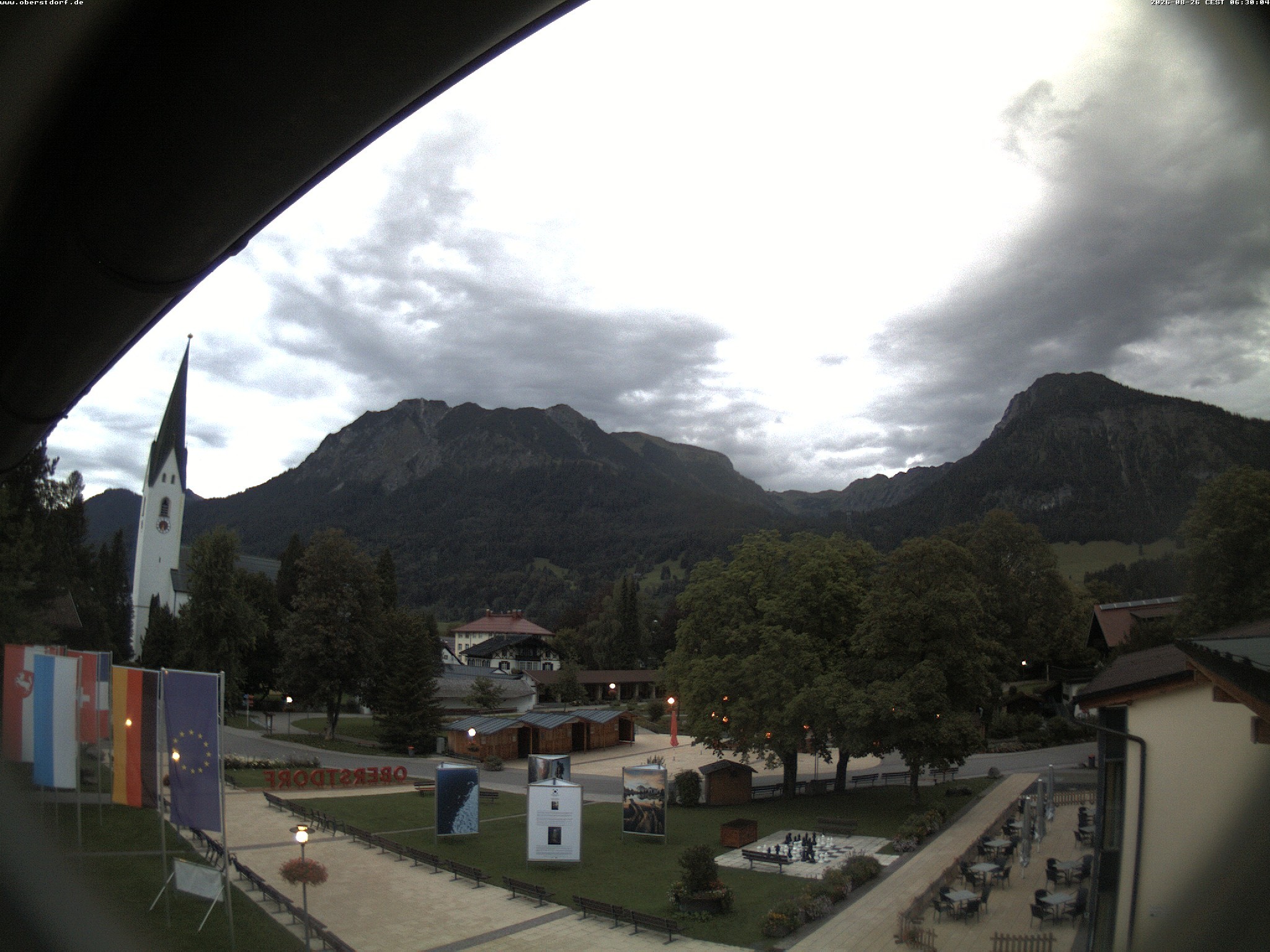 Archiv Foto Webcam Kurpark Oberstdorf