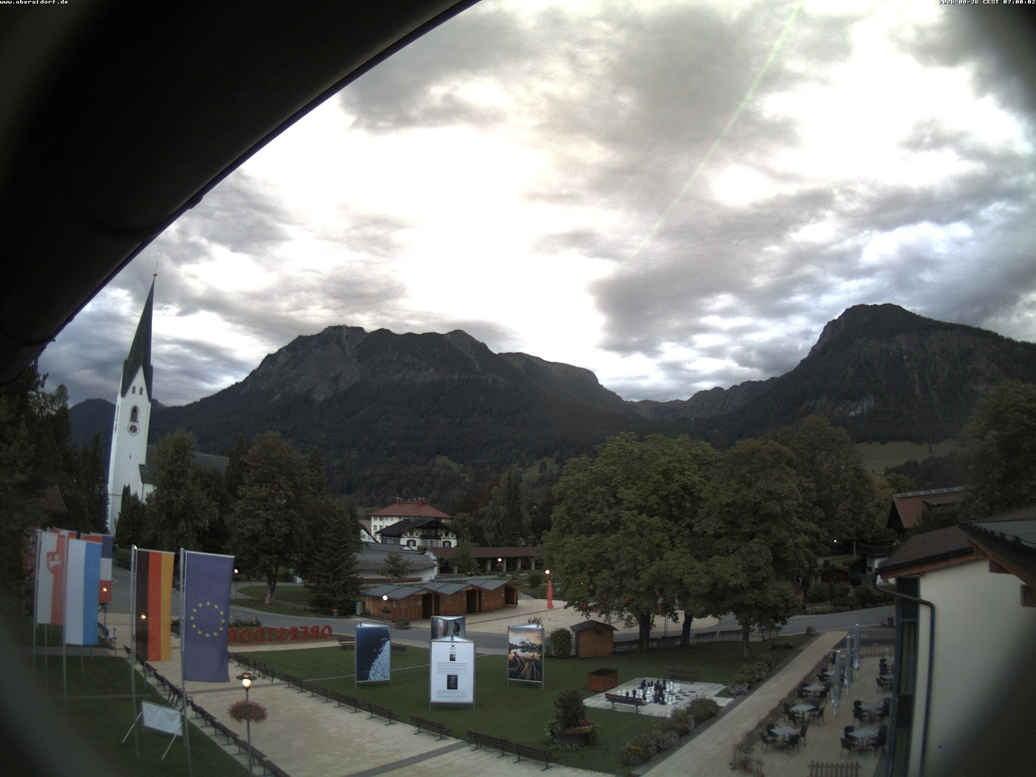 Archiv Foto Webcam Kurpark Oberstdorf