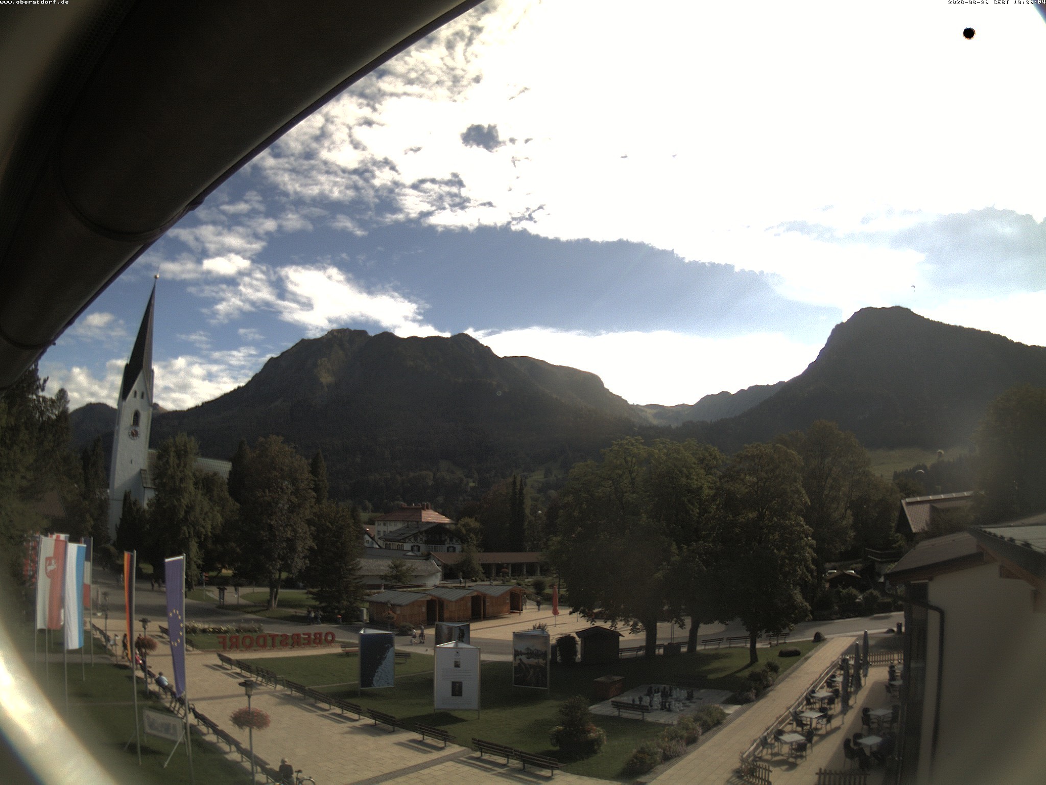 Archiv Foto Webcam Kurpark Oberstdorf