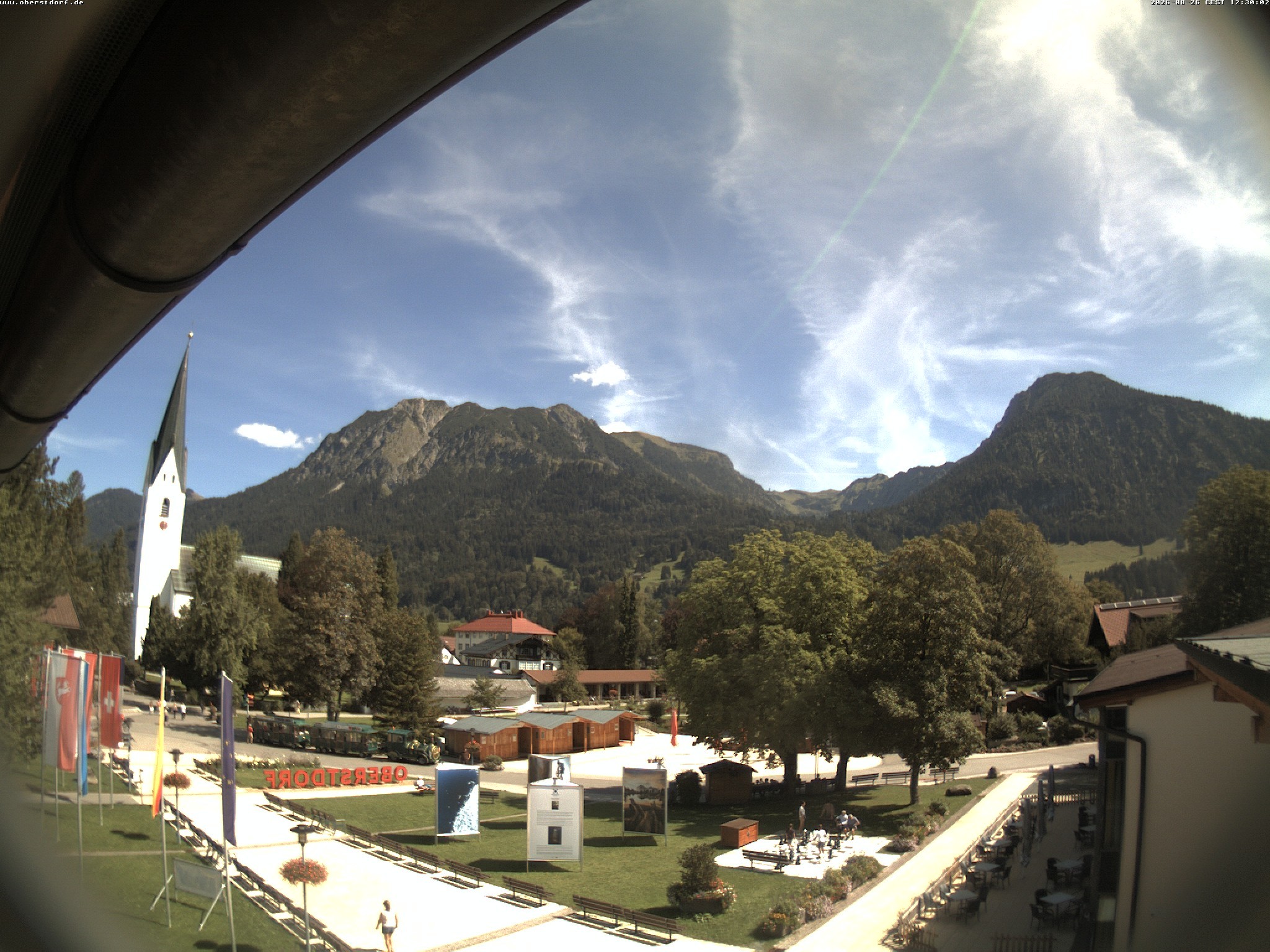 Archiv Foto Webcam Kurpark Oberstdorf