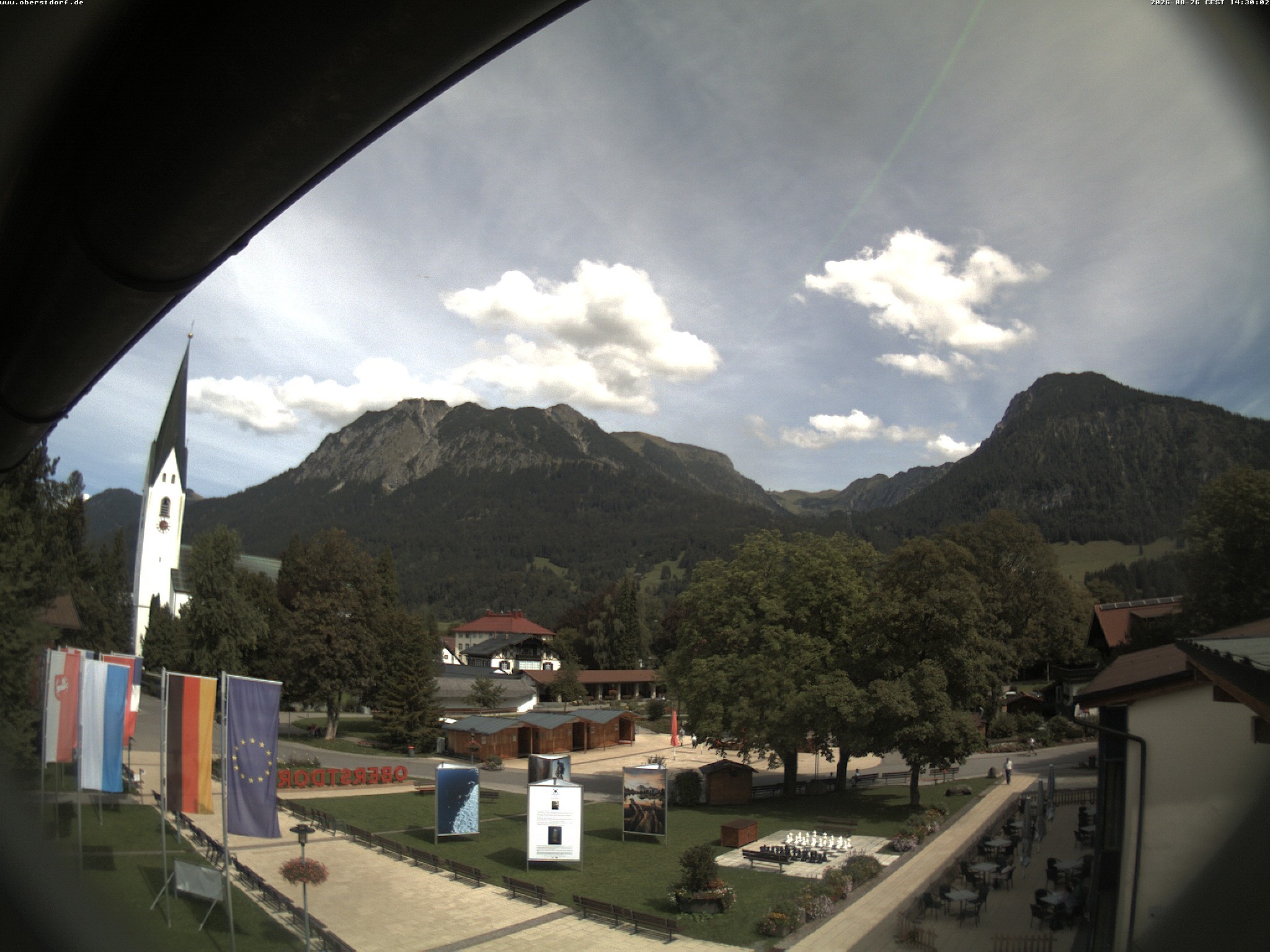 Archiv Foto Webcam Kurpark Oberstdorf