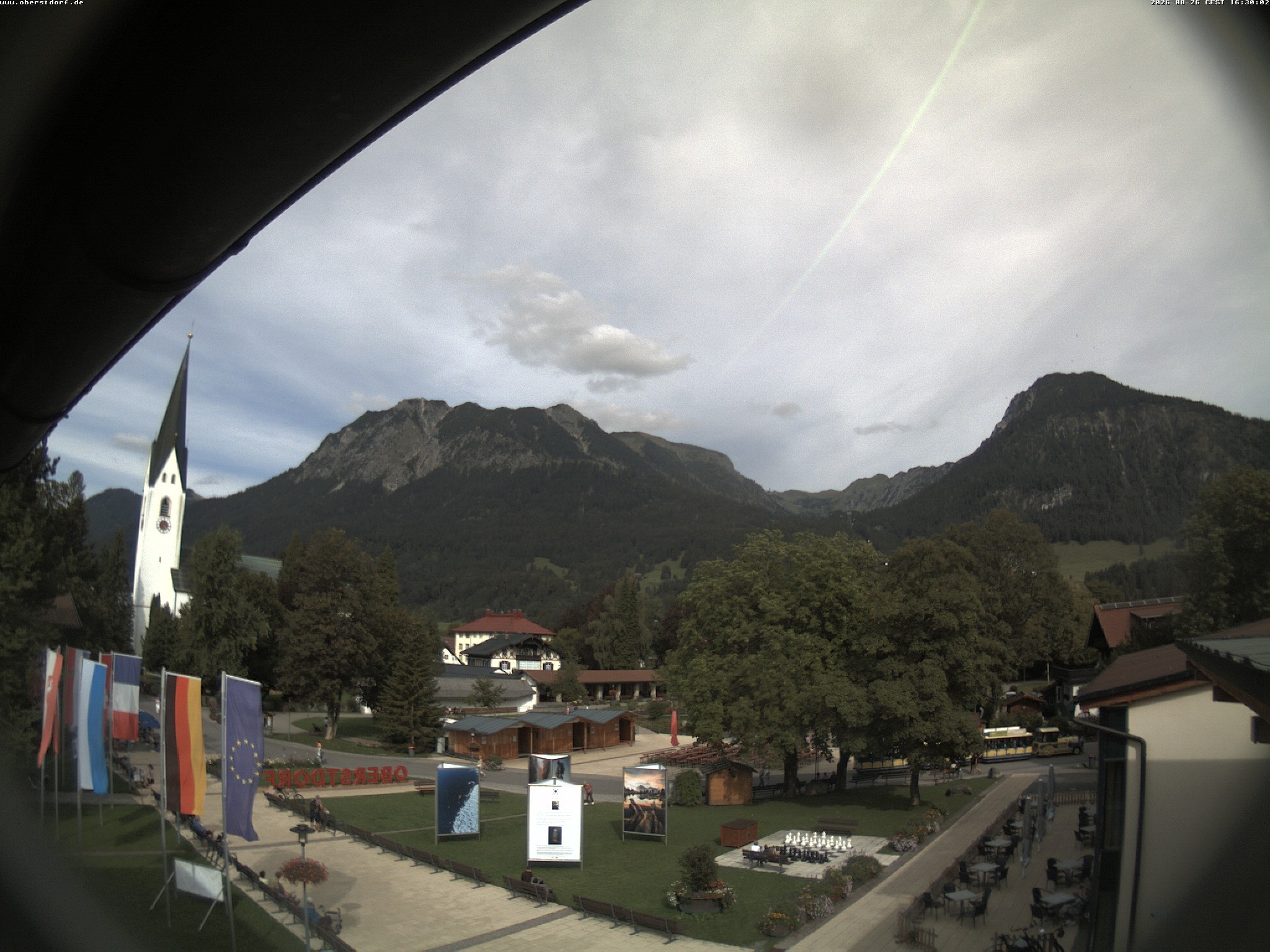 Archiv Foto Webcam Kurpark Oberstdorf