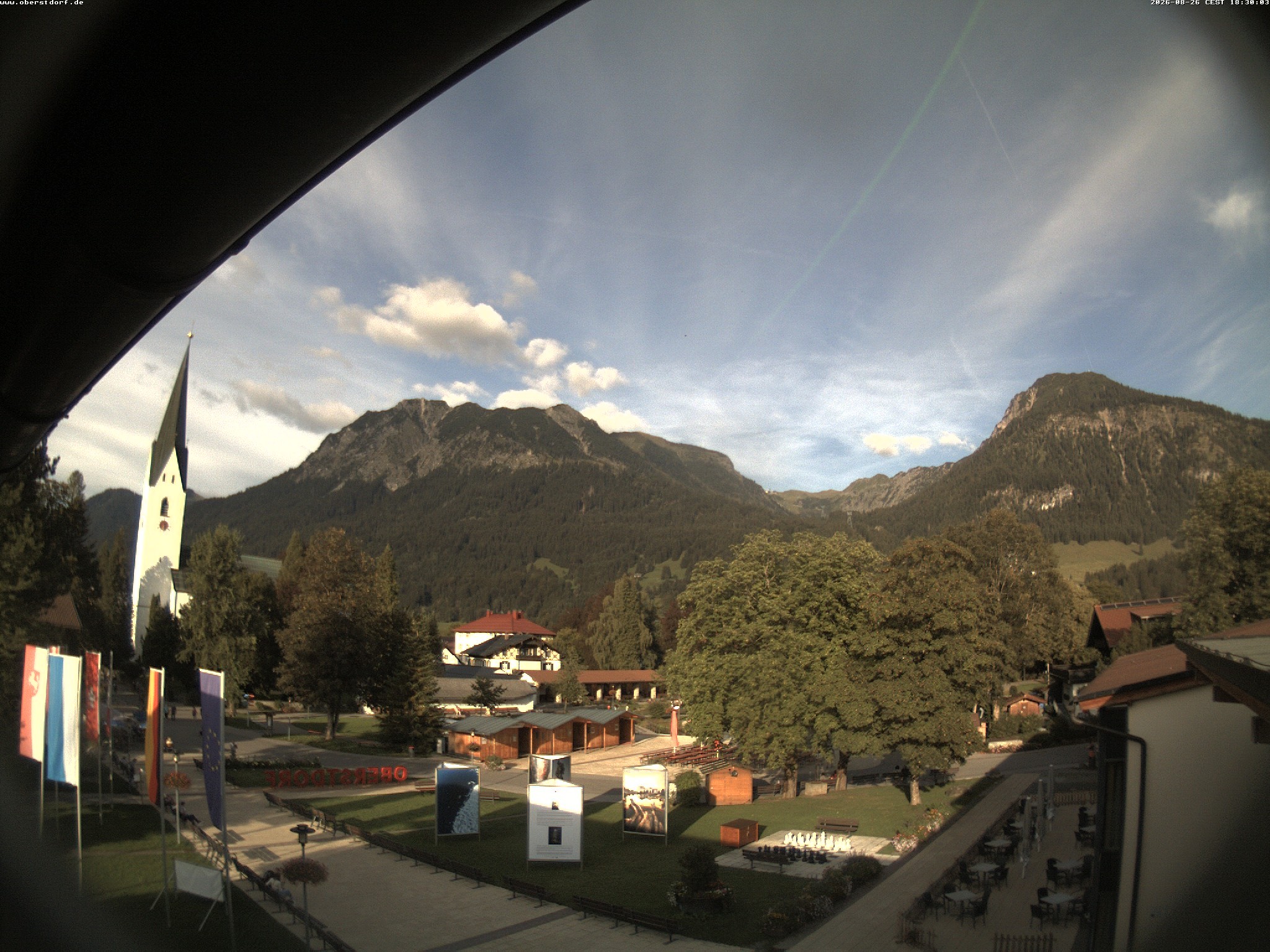 Archiv Foto Webcam Kurpark Oberstdorf