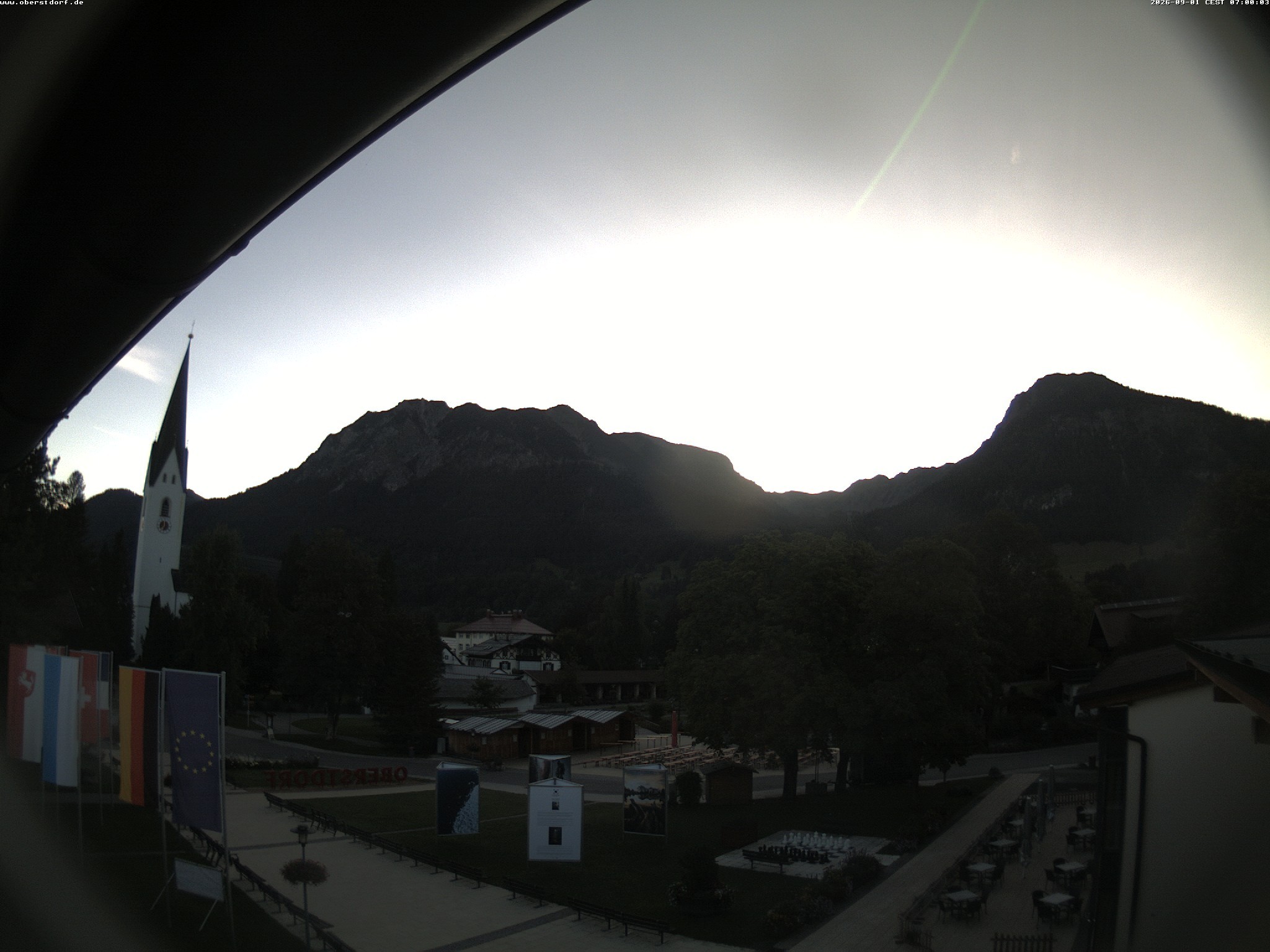Archiv Foto Webcam Kurpark Oberstdorf