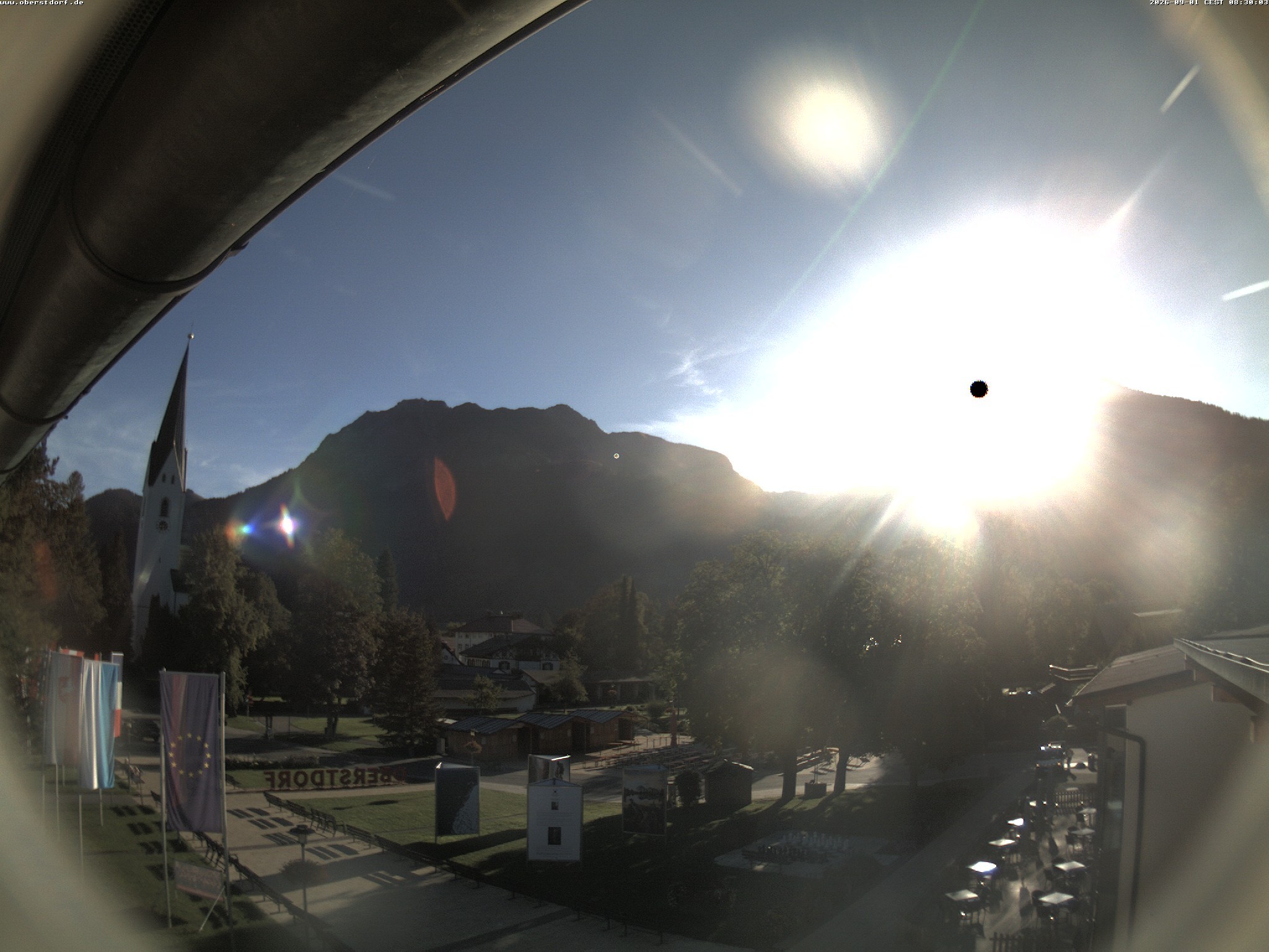Archiv Foto Webcam Kurpark Oberstdorf