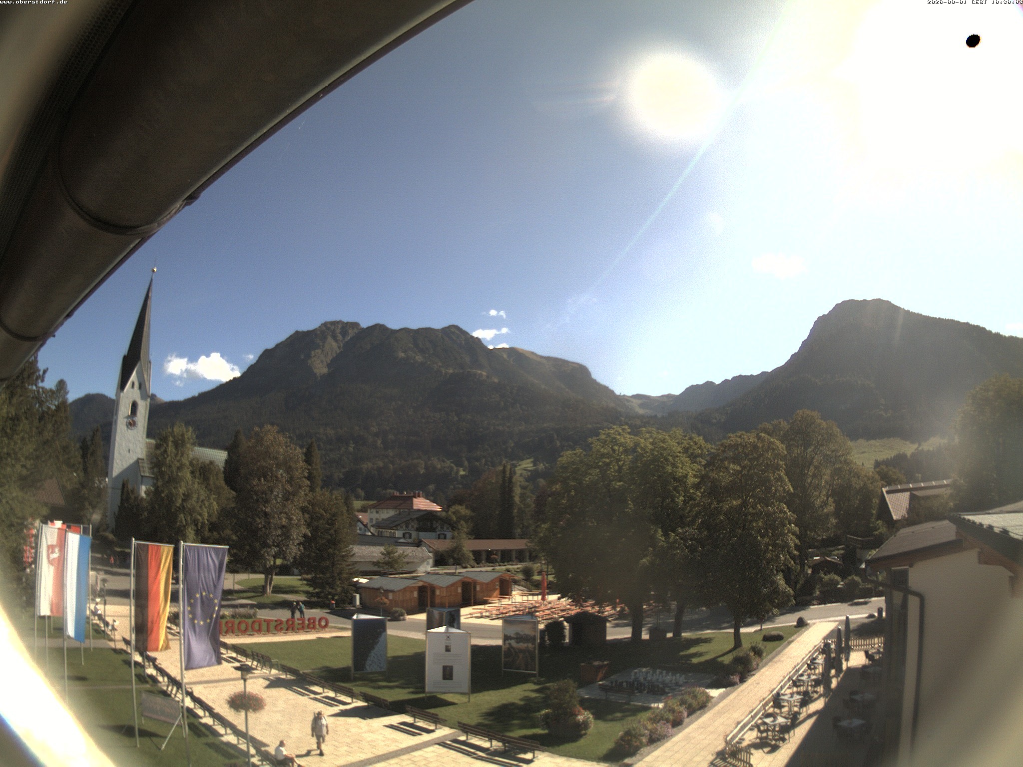 Archiv Foto Webcam Kurpark Oberstdorf