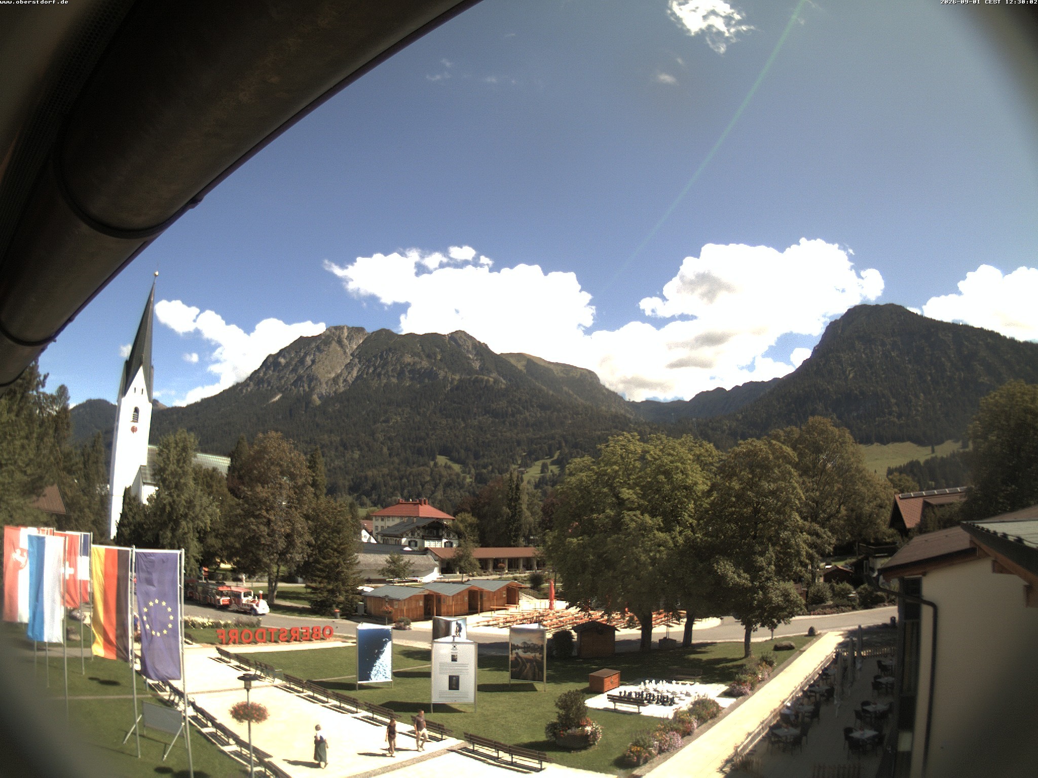 Archiv Foto Webcam Kurpark Oberstdorf