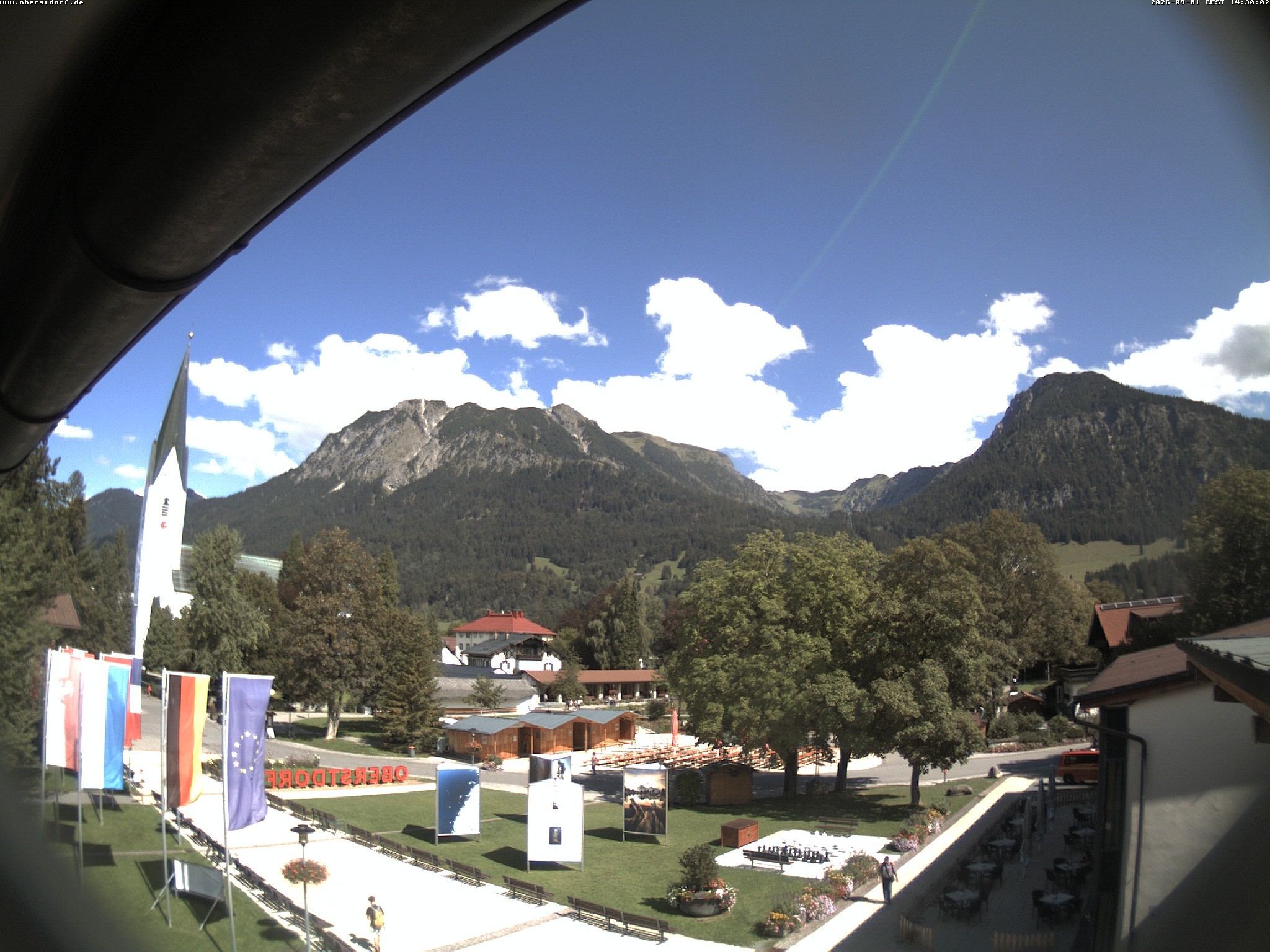 Archiv Foto Webcam Kurpark Oberstdorf