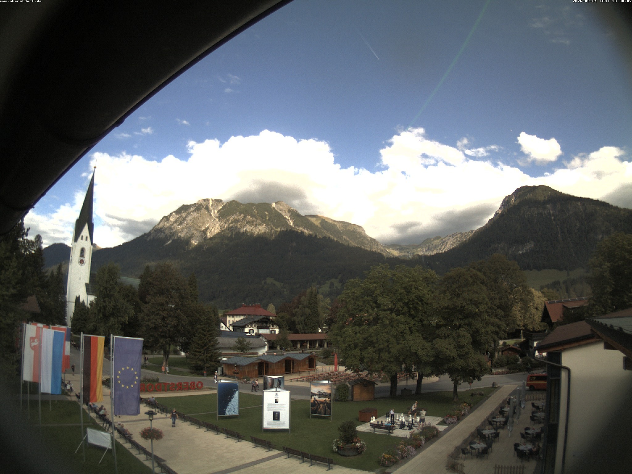 Archiv Foto Webcam Kurpark Oberstdorf