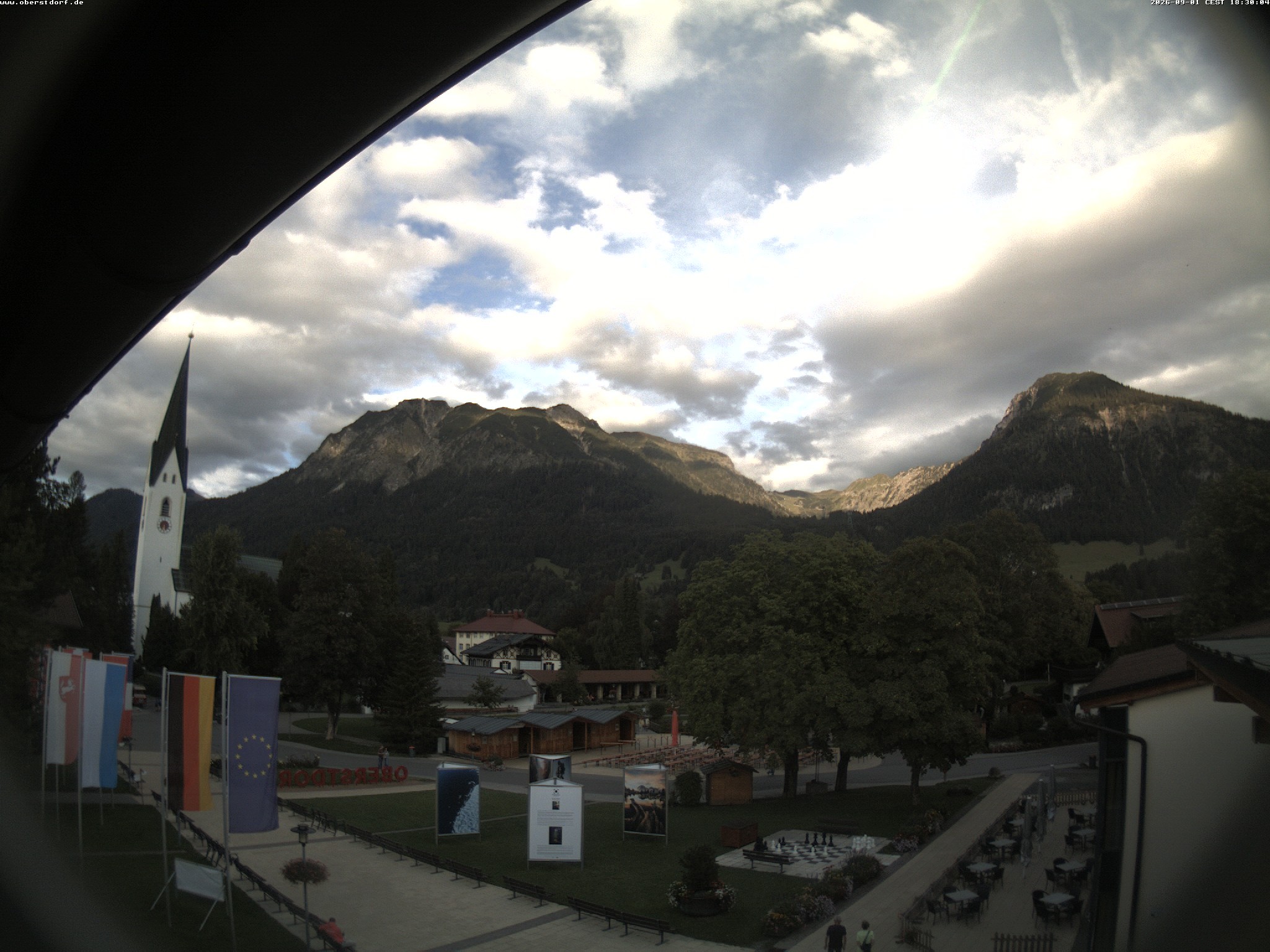 Archiv Foto Webcam Kurpark Oberstdorf