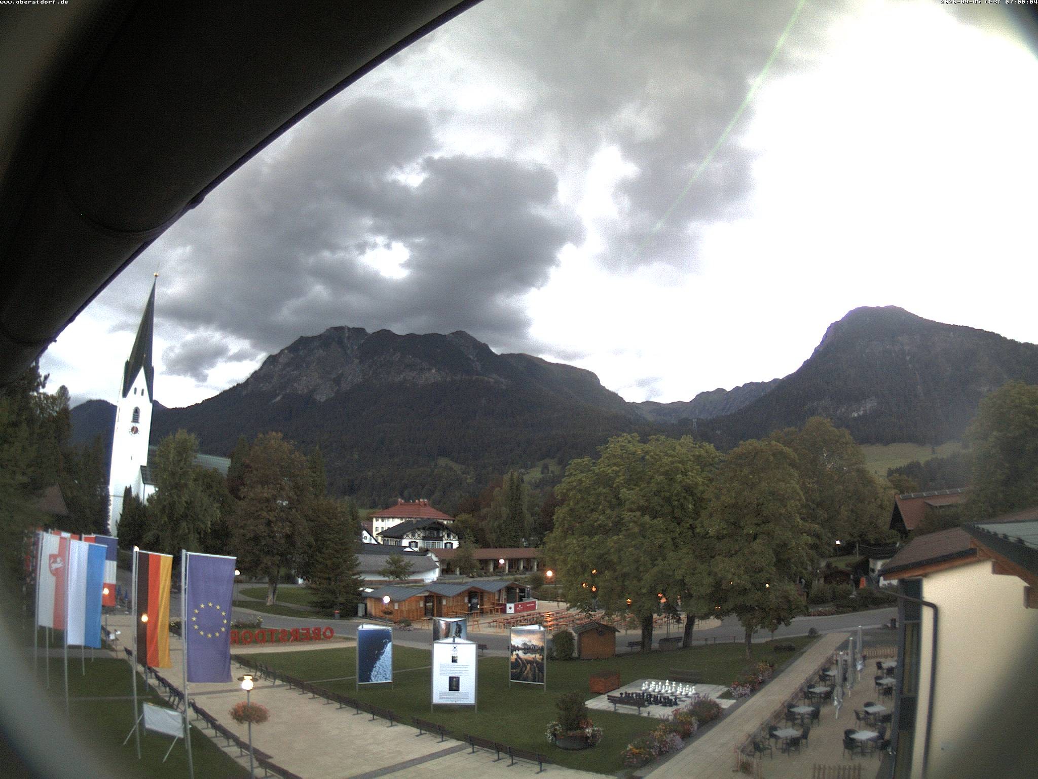 Archiv Foto Webcam Kurpark Oberstdorf