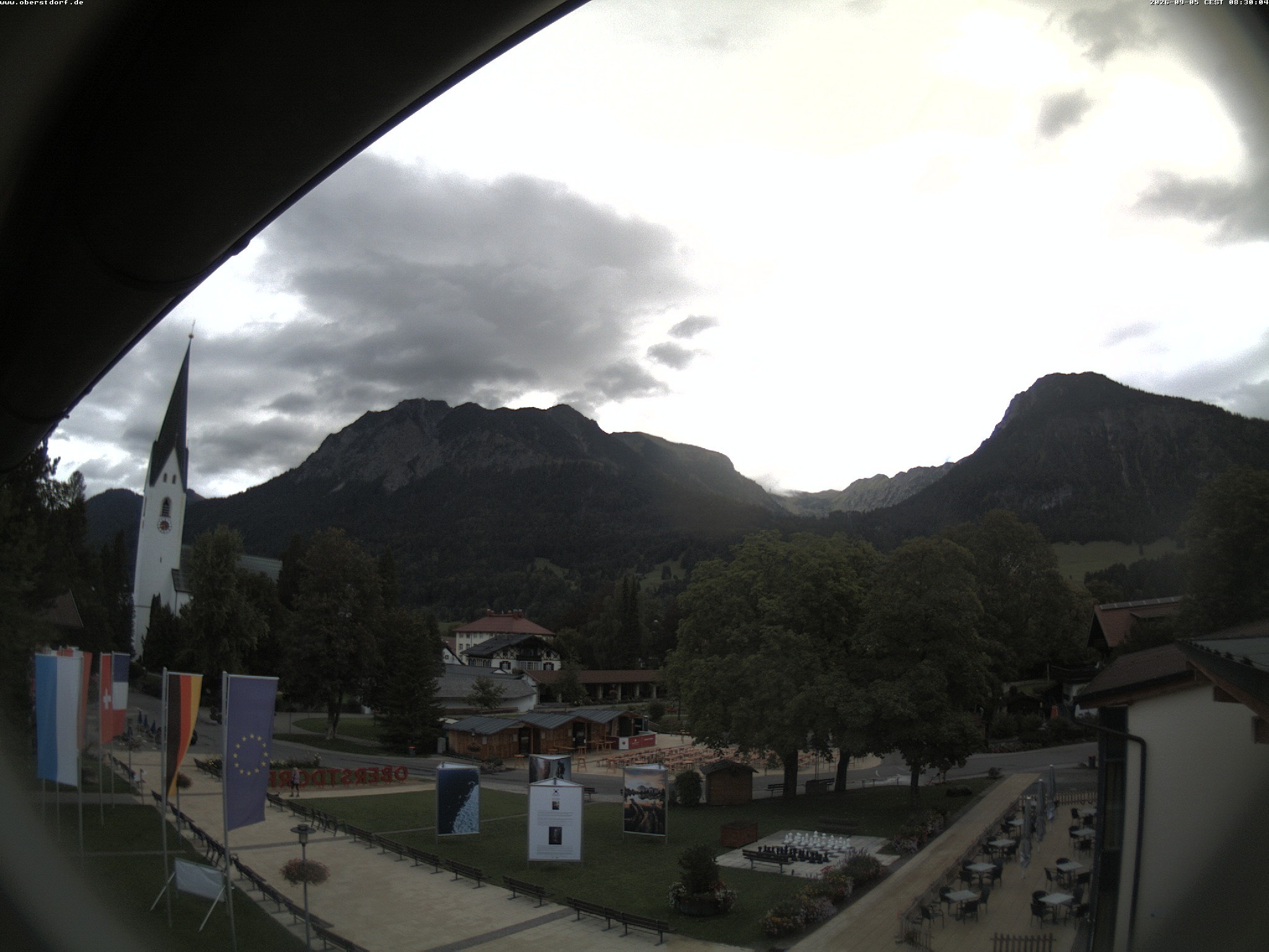 Archiv Foto Webcam Kurpark Oberstdorf
