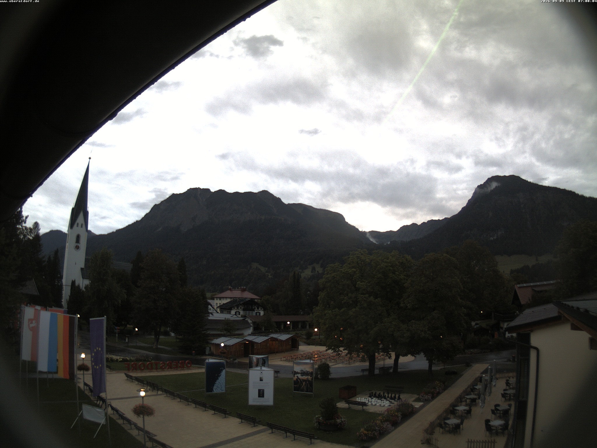 Archiv Foto Webcam Kurpark Oberstdorf