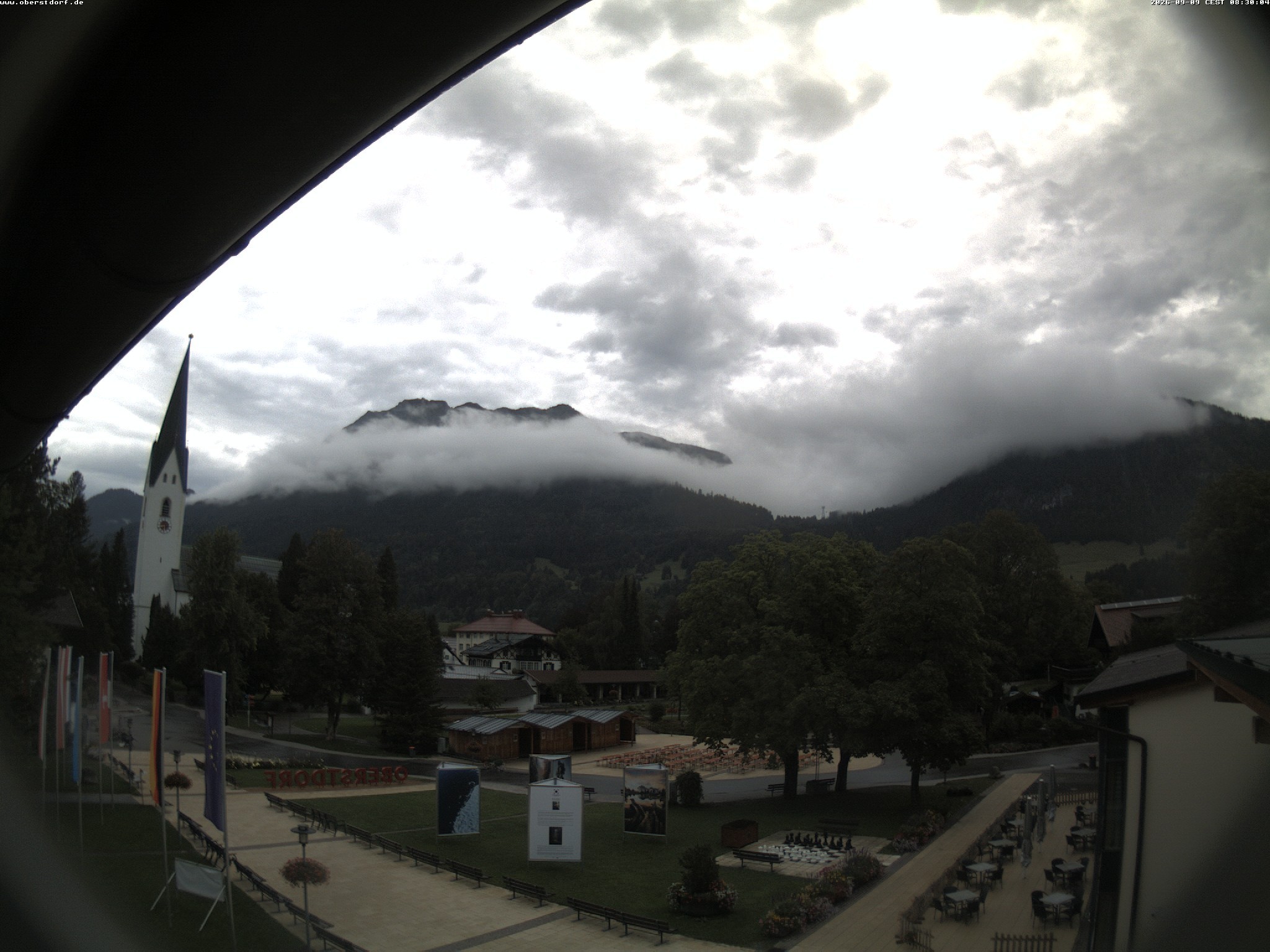 Archiv Foto Webcam Kurpark Oberstdorf