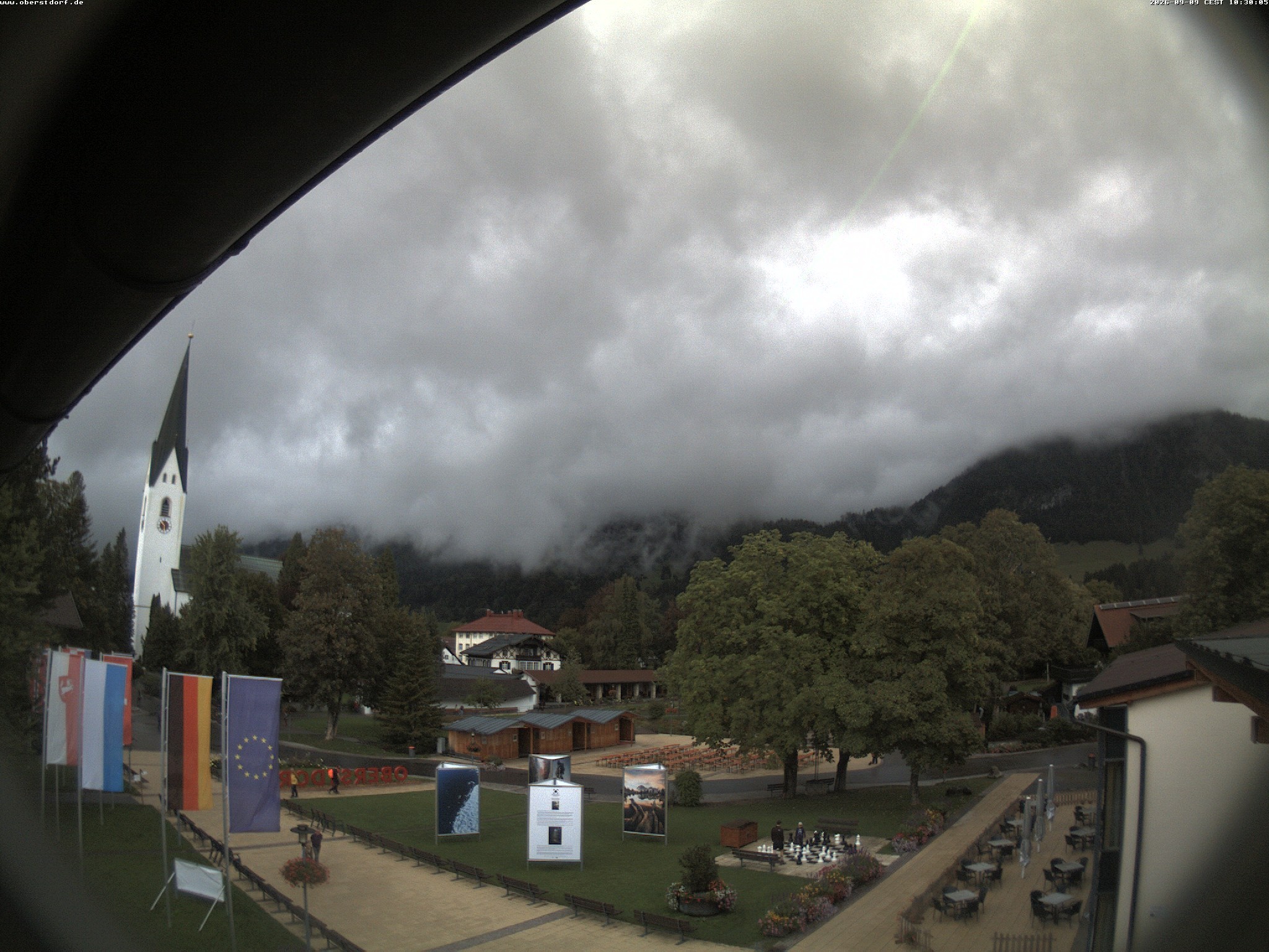 Archiv Foto Webcam Kurpark Oberstdorf