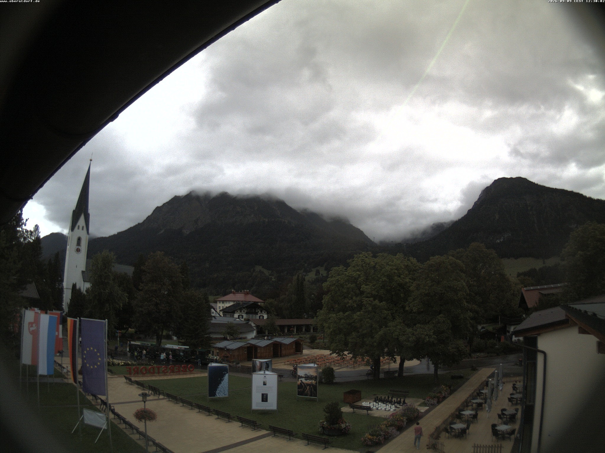 Archiv Foto Webcam Kurpark Oberstdorf