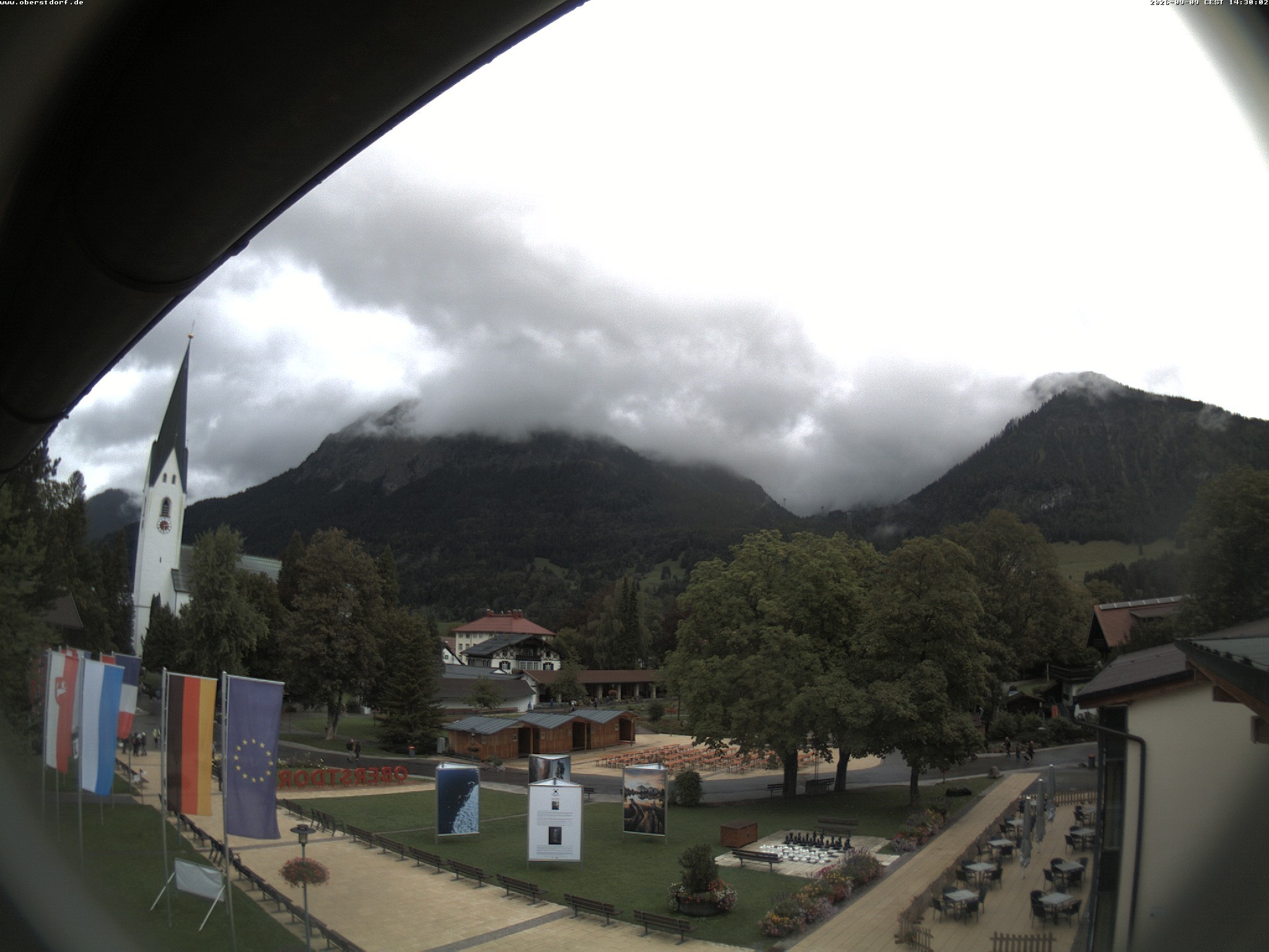Archiv Foto Webcam Kurpark Oberstdorf