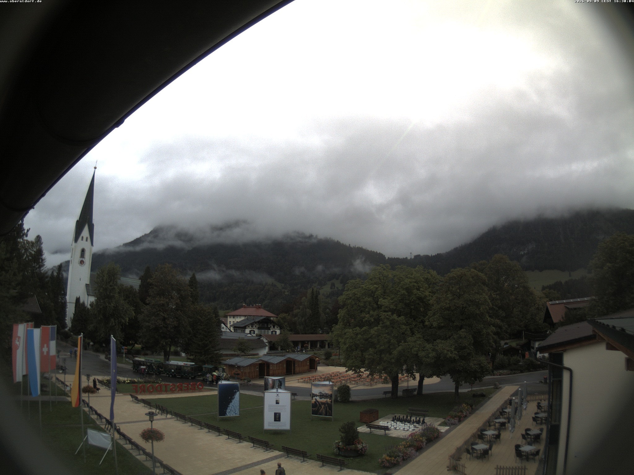 Archiv Foto Webcam Kurpark Oberstdorf