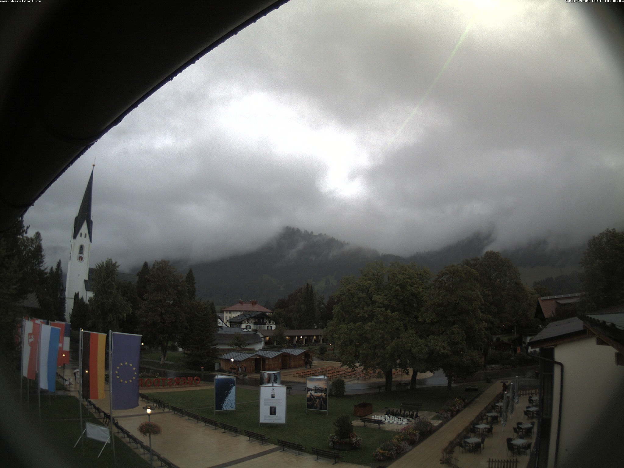 Archiv Foto Webcam Kurpark Oberstdorf