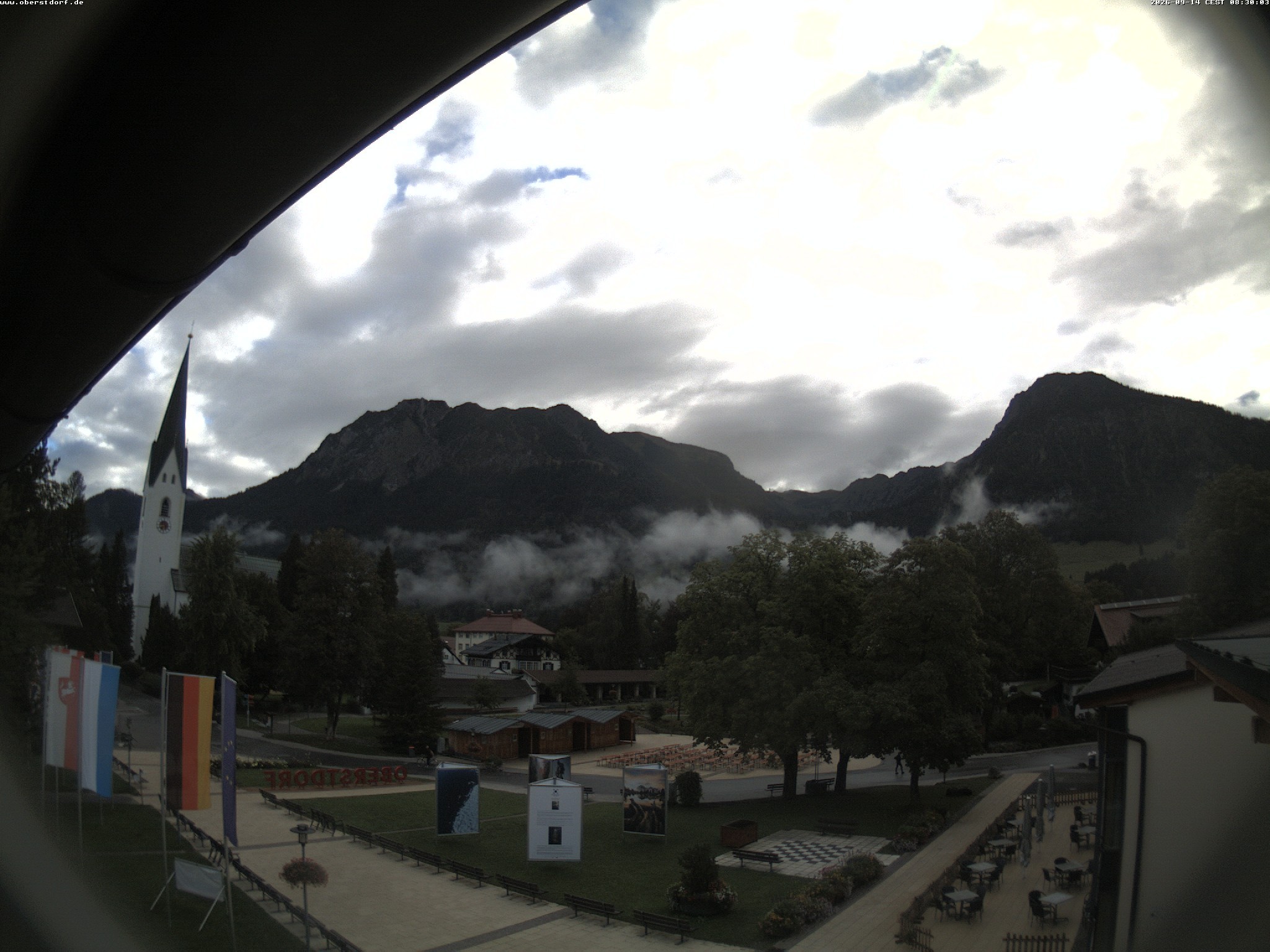 Archiv Foto Webcam Kurpark Oberstdorf