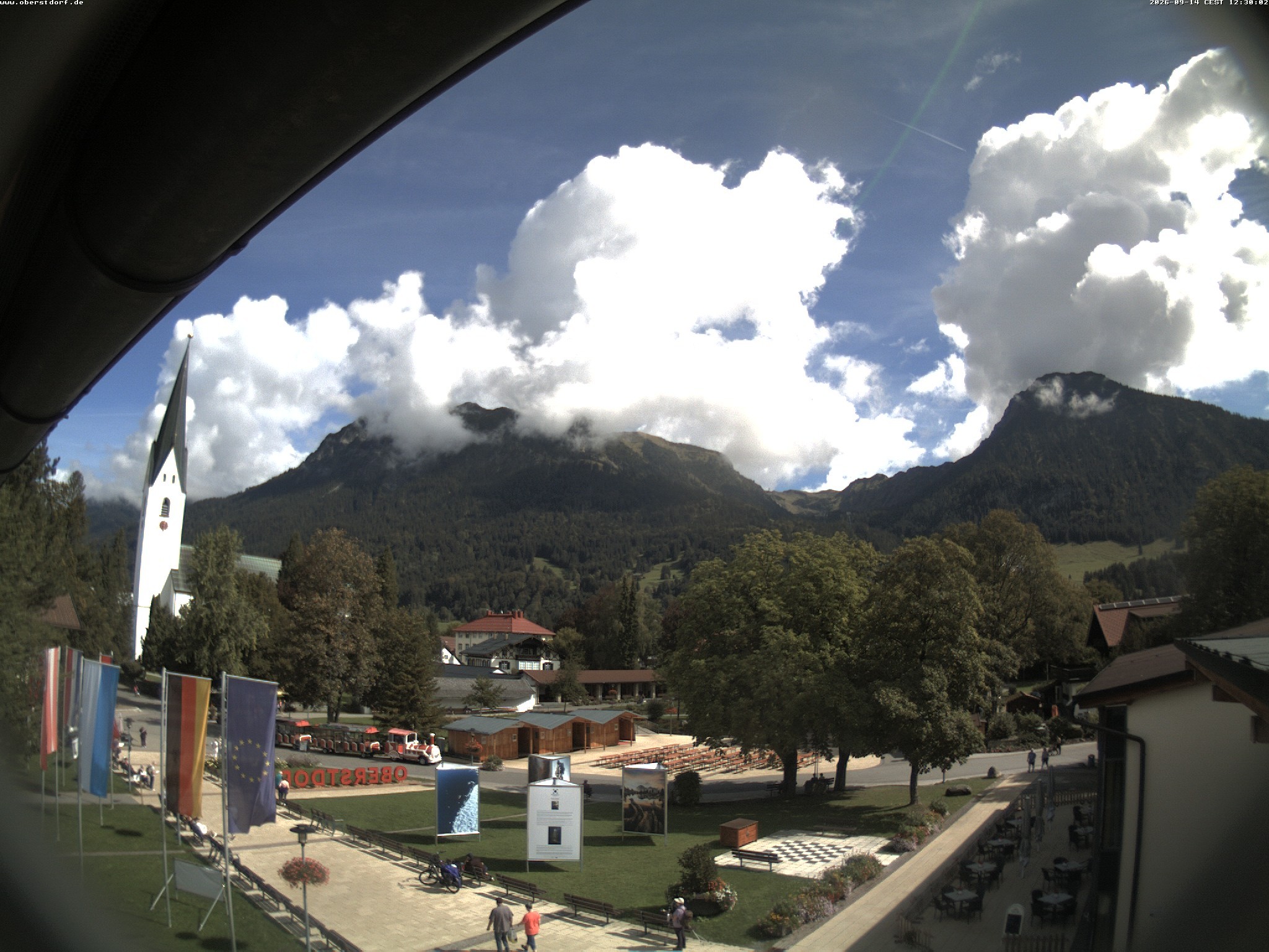 Archiv Foto Webcam Kurpark Oberstdorf