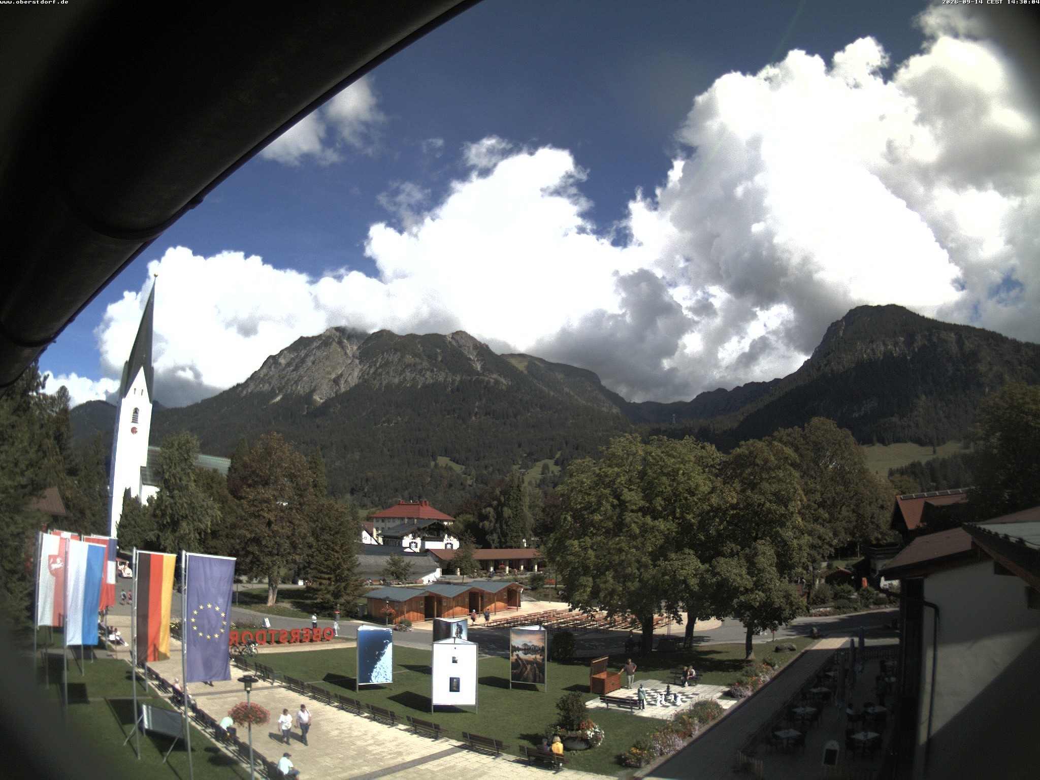 Archiv Foto Webcam Kurpark Oberstdorf