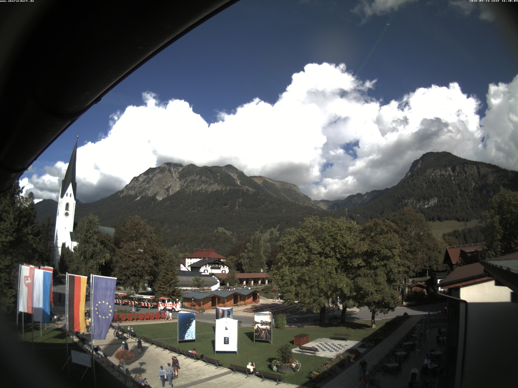 Archiv Foto Webcam Kurpark Oberstdorf