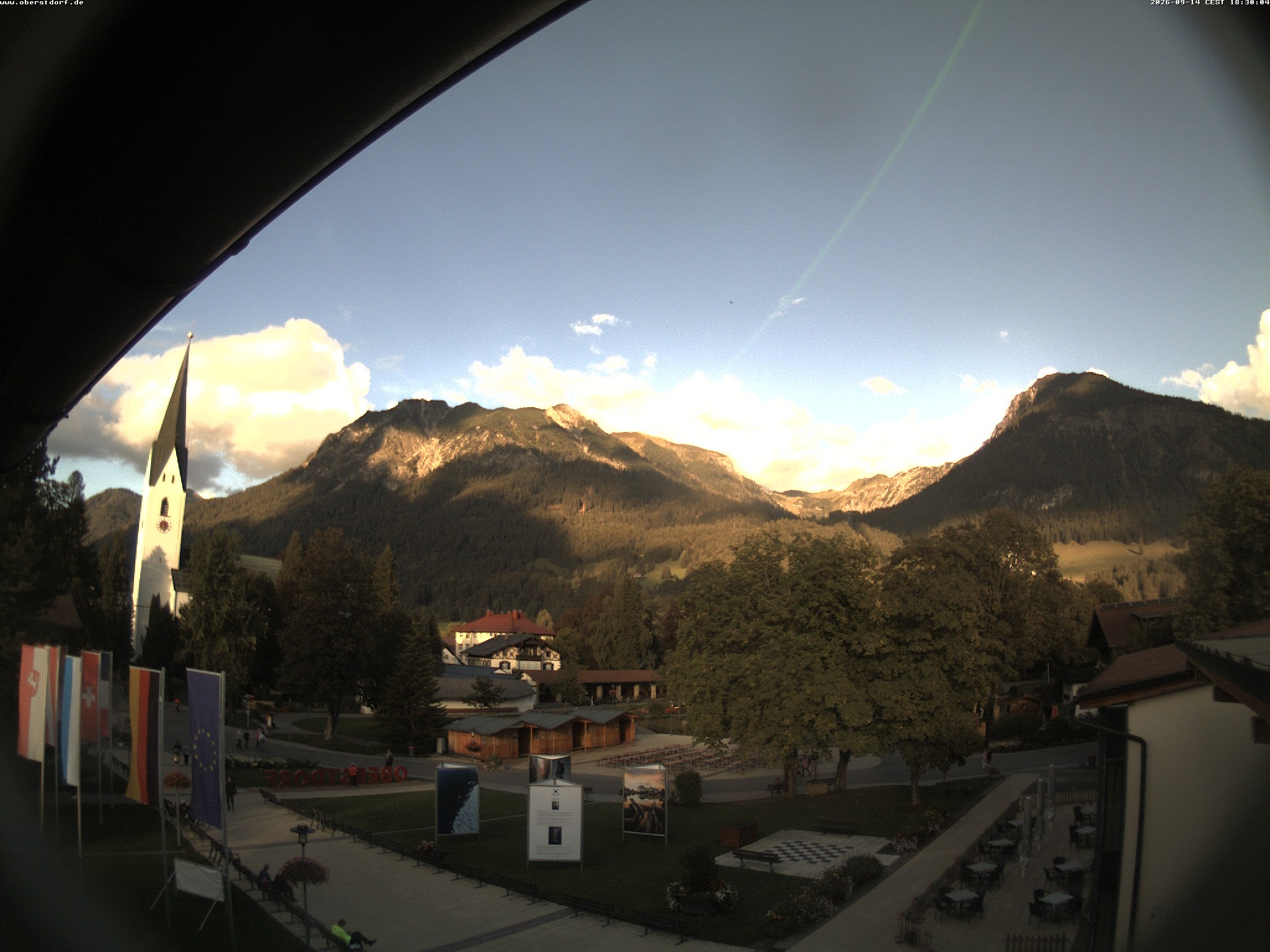 Archiv Foto Webcam Kurpark Oberstdorf